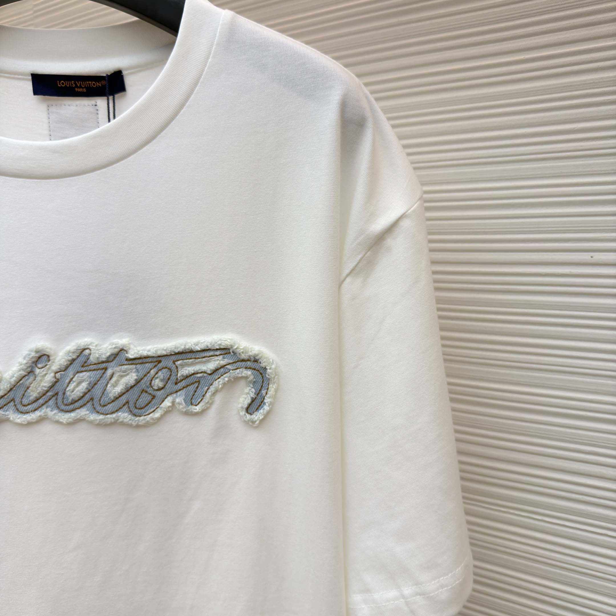 Louis Vuitton Denim Signature T-Shirt    - DesignerGu