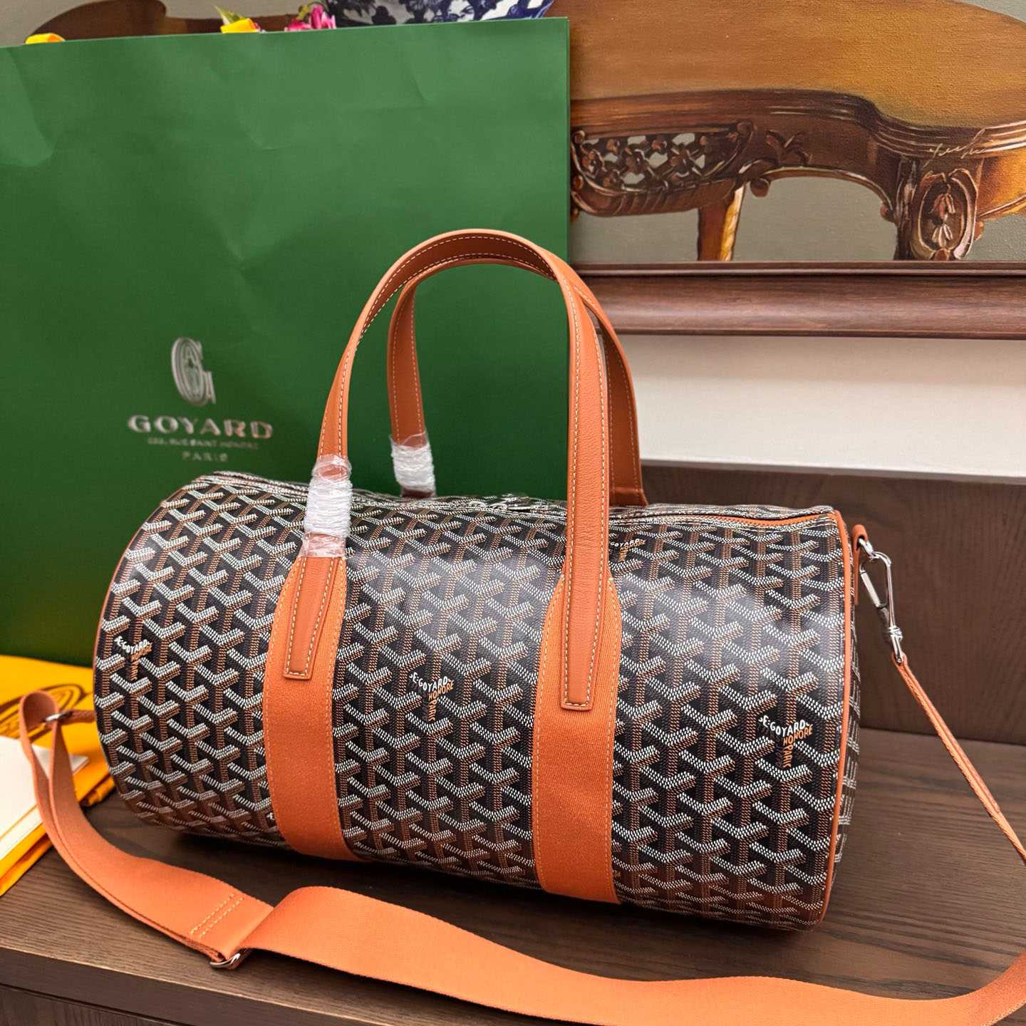Goyard Barrel 40 Sports Bag - DesignerGu