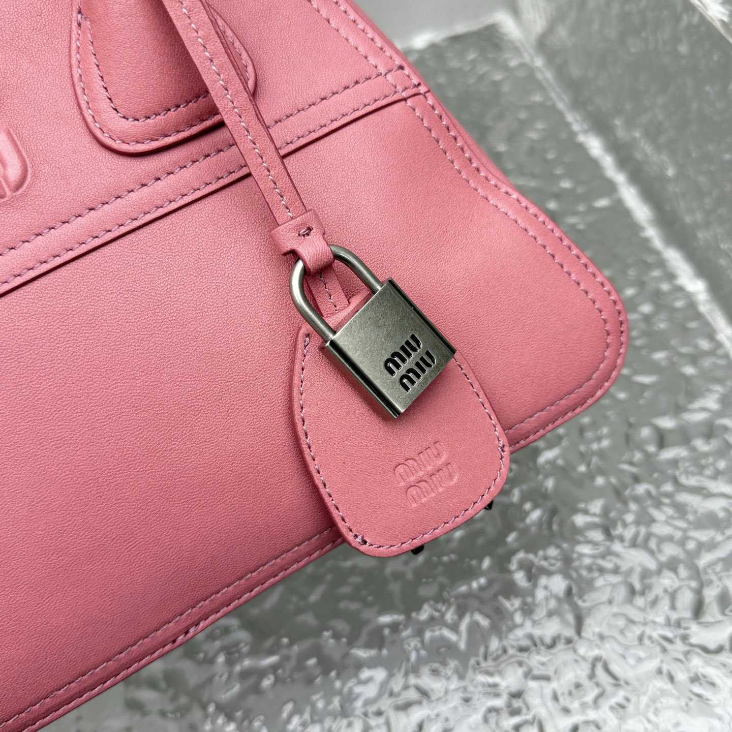 Miu Miu Vivant Nappa Leather Bag - DesignerGu