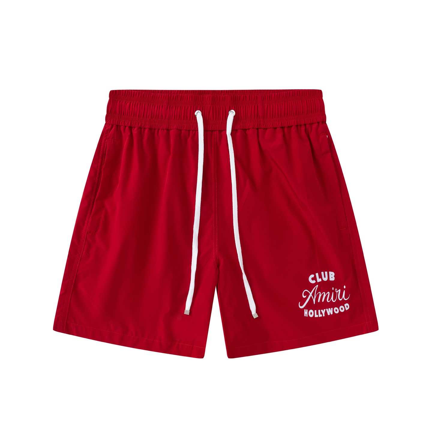 Amiri Club Swim Shorts 'Red' - DesignerGu
