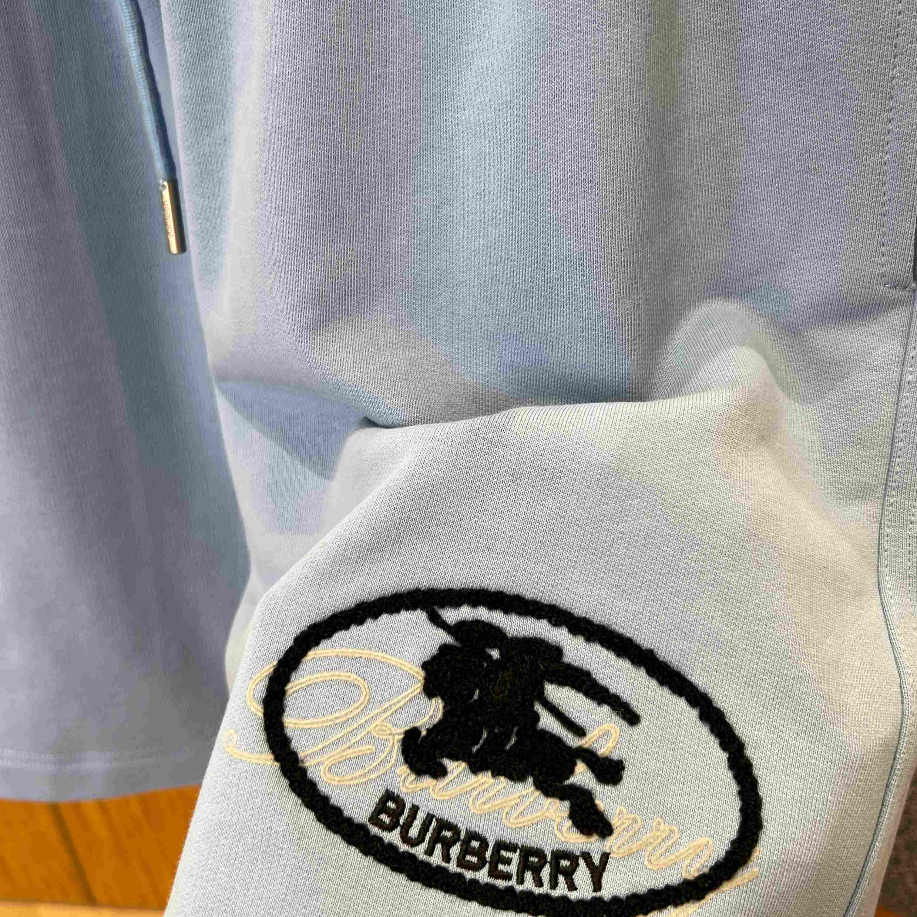 Burberry Knight Stamp Cotton Shorts - DesignerGu