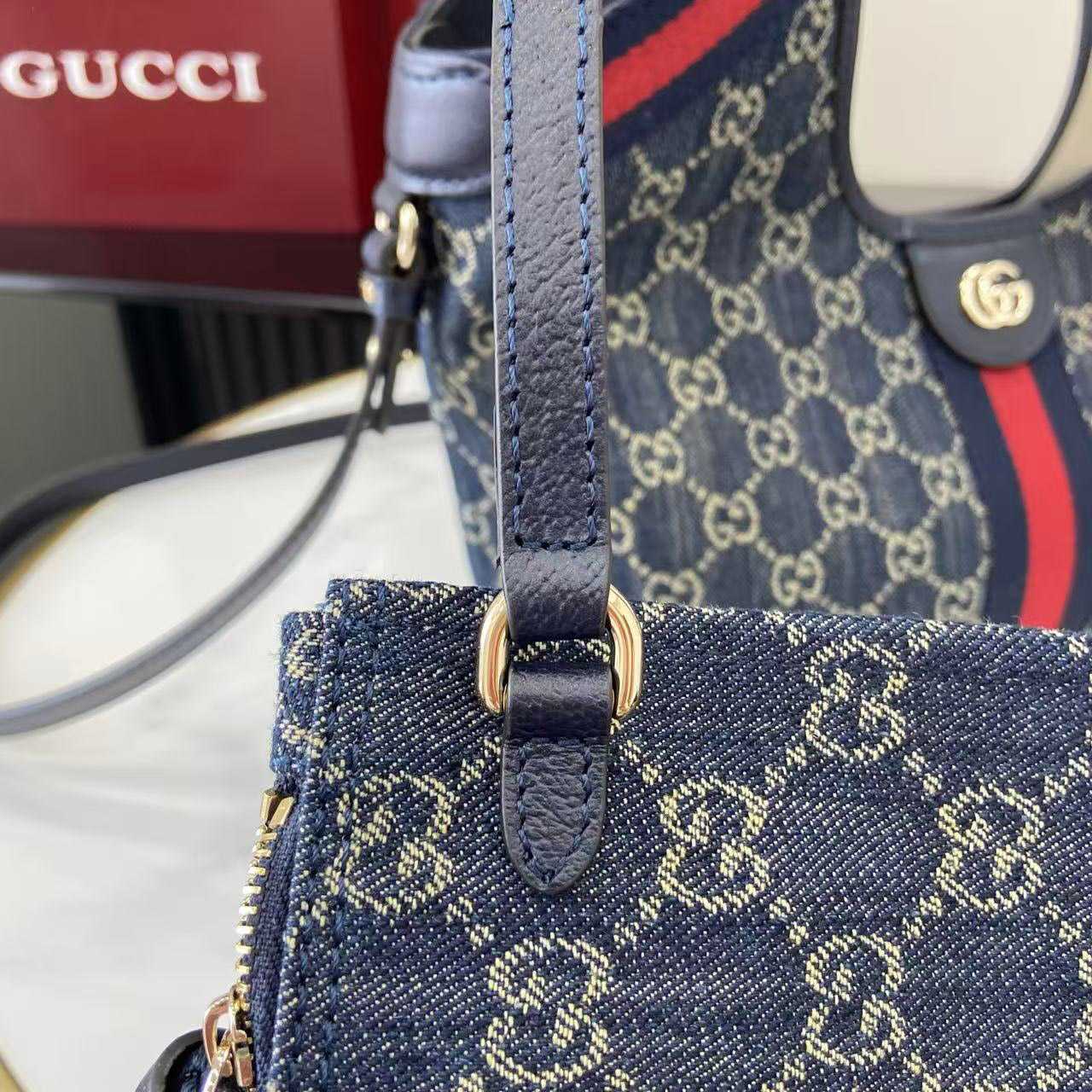 Gucci Giglio Small Tote Bag 860845 - DesignerGu