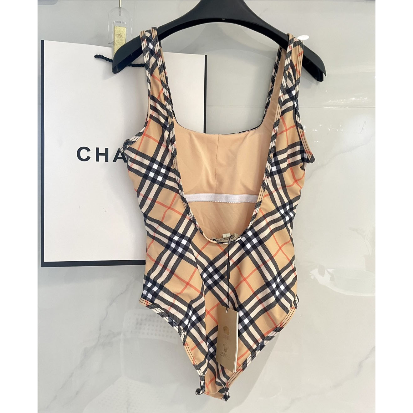 Burberry One-Piece Swimsuit - DesignerGu