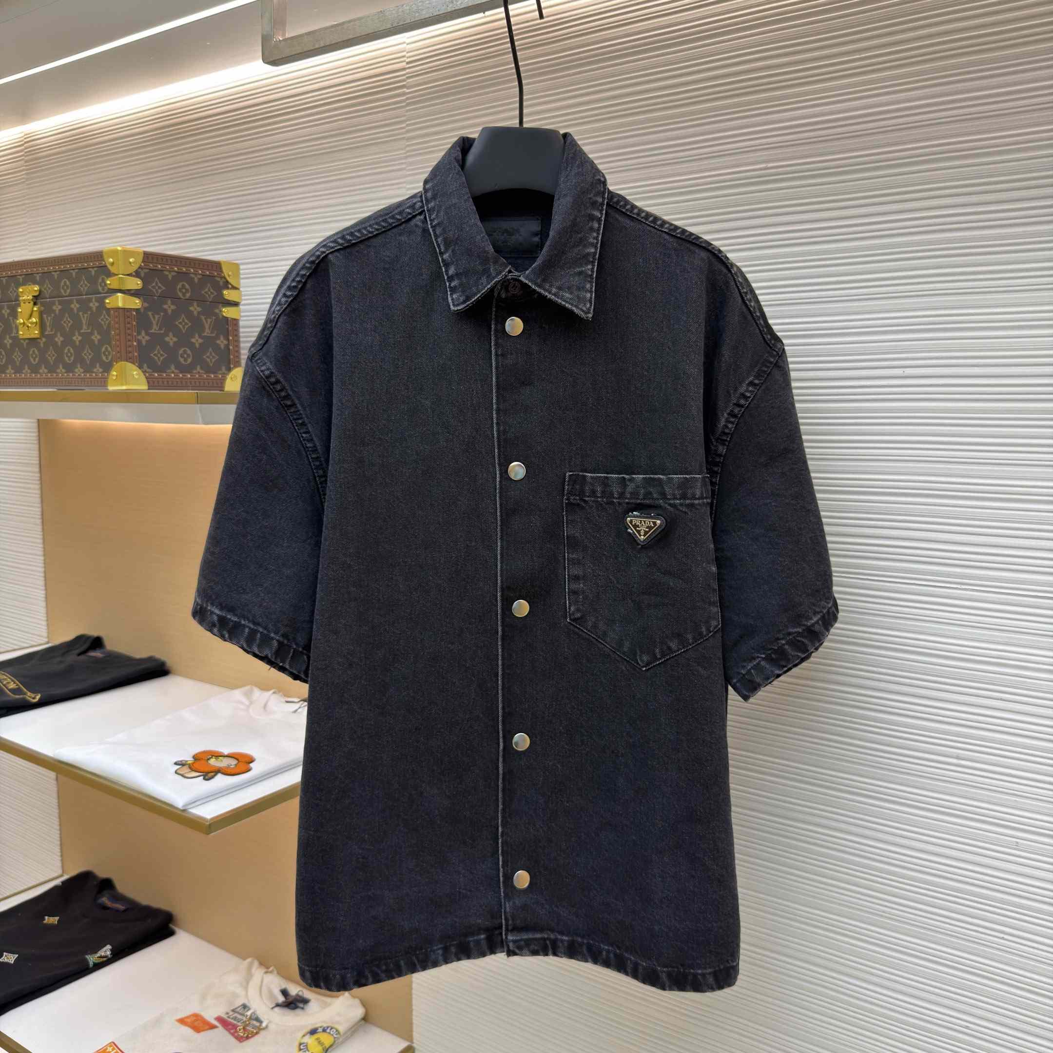 Prada Denim Shirt - DesignerGu