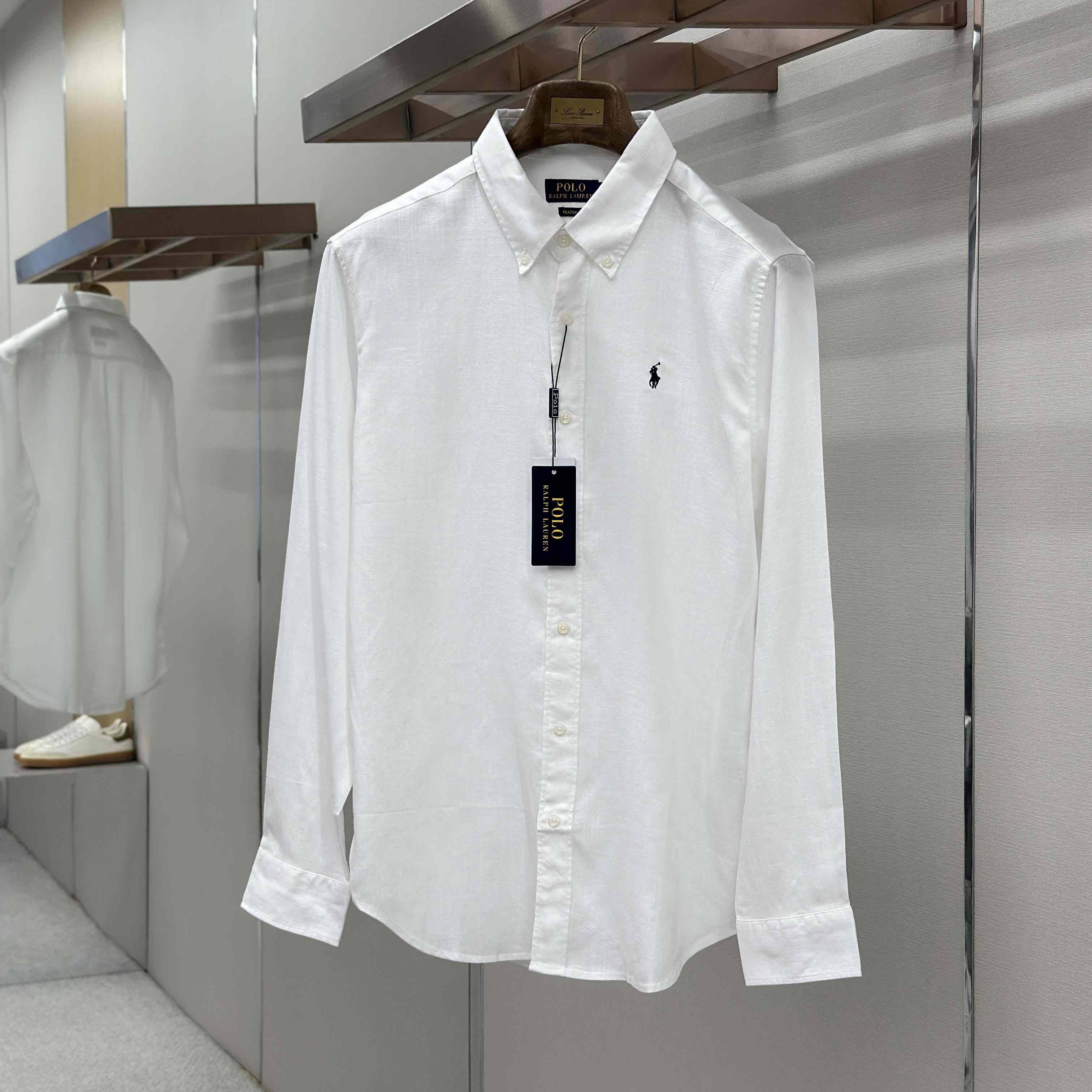  Ralph Lauren Classic Fit Linen Shirt - DesignerGu