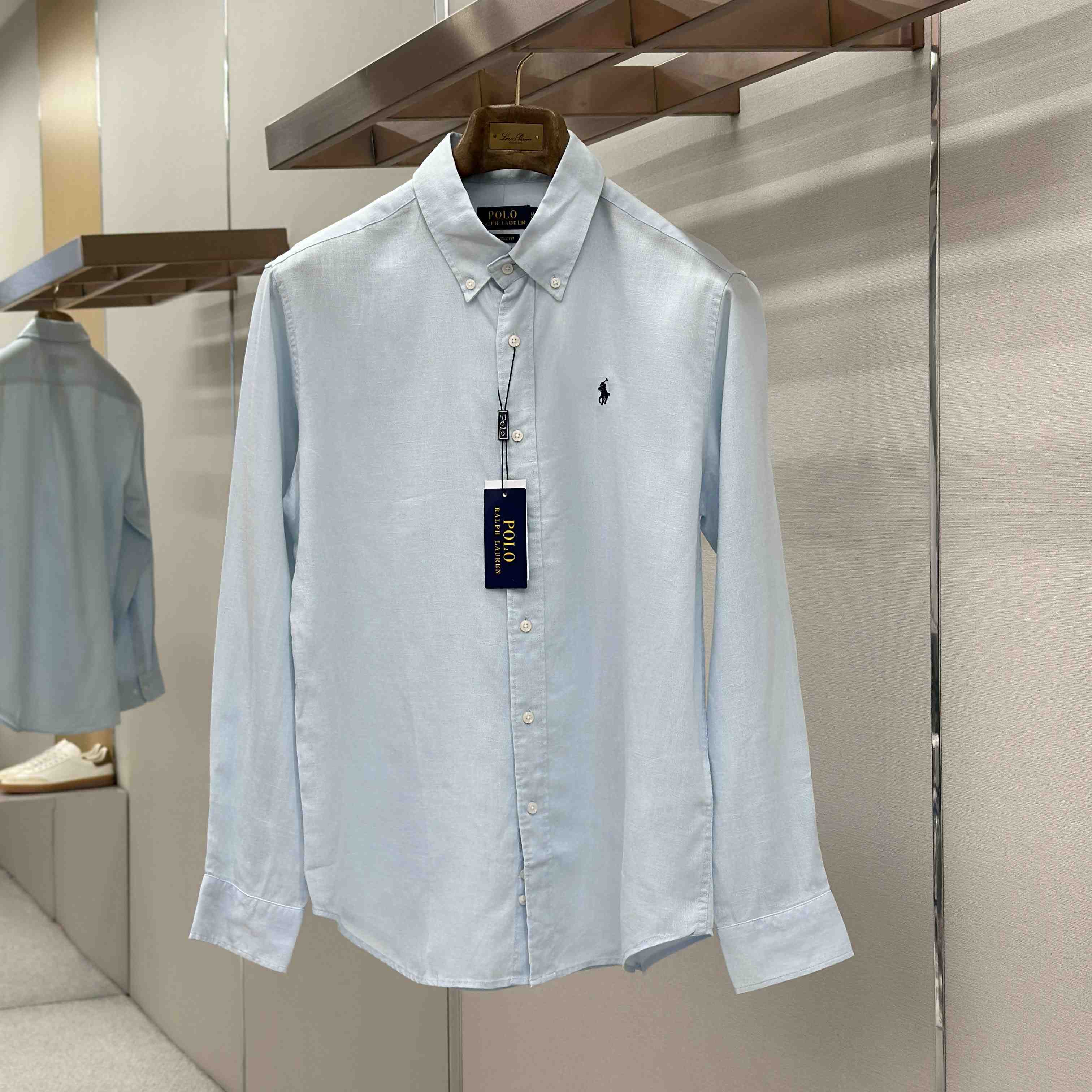  Ralph Lauren Classic Fit Linen Shirt - DesignerGu
