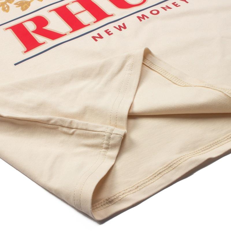 Rhude Parakeet Tee In Cream - DesignerGu