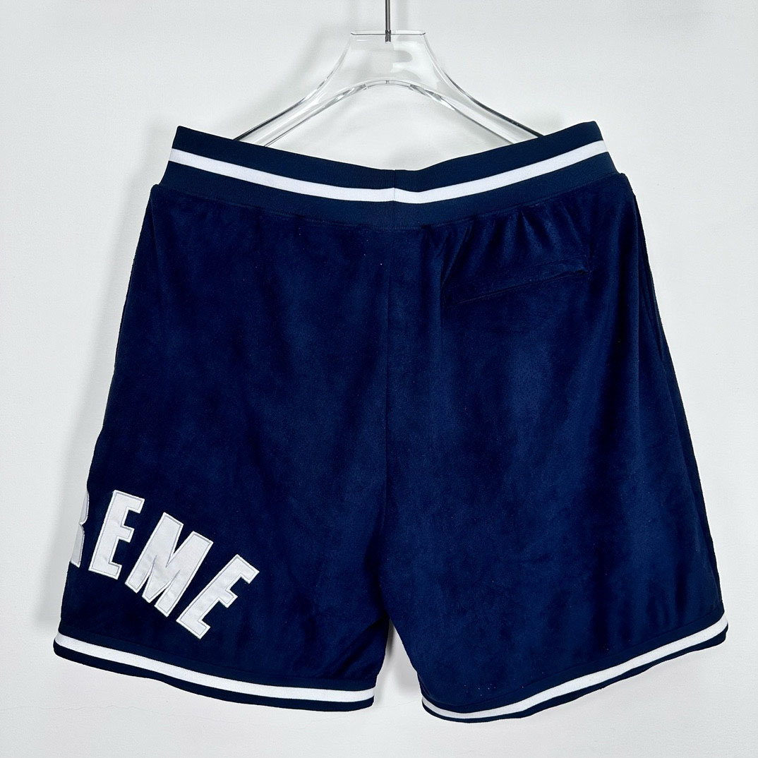 Supreme Ultrasuede Mesh Short 'Blue' - DesignerGu