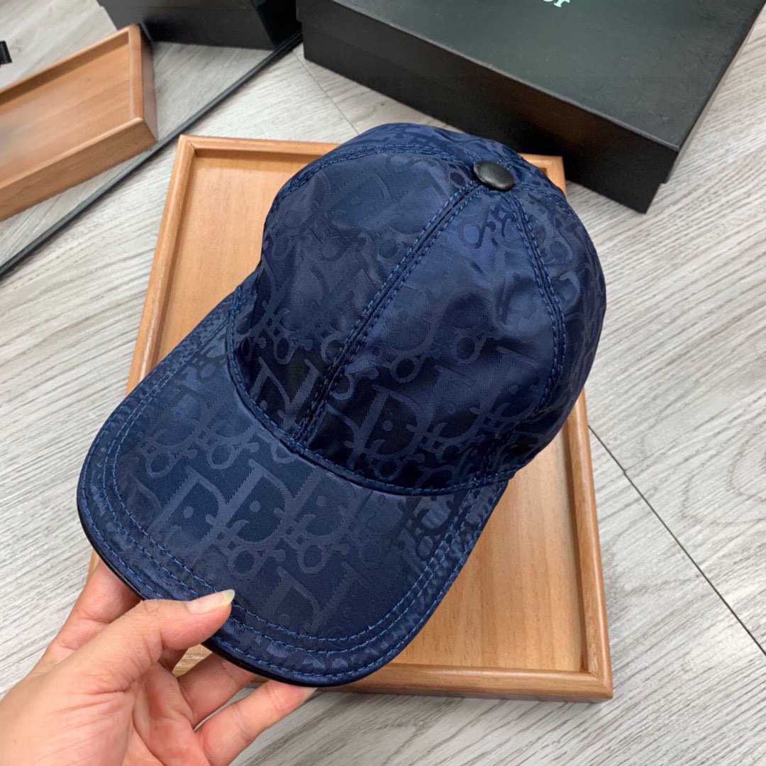 Dior Patterned Baseball Cap - DesignerGu