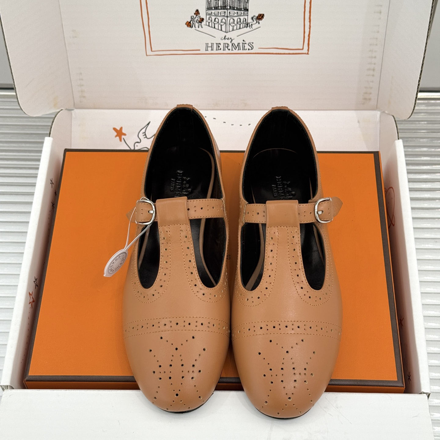 Hermes Nectar Ballet Flat - DesignerGu