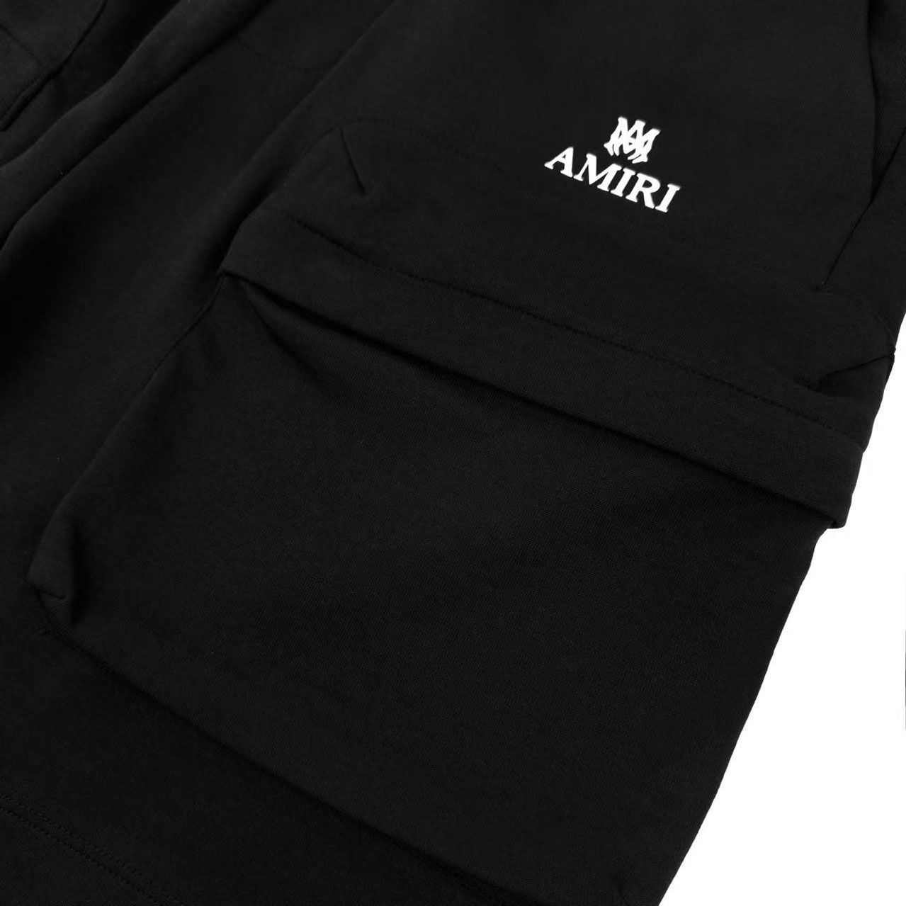 Amiri Drawstring-Waist Cargo Track Shorts - DesignerGu