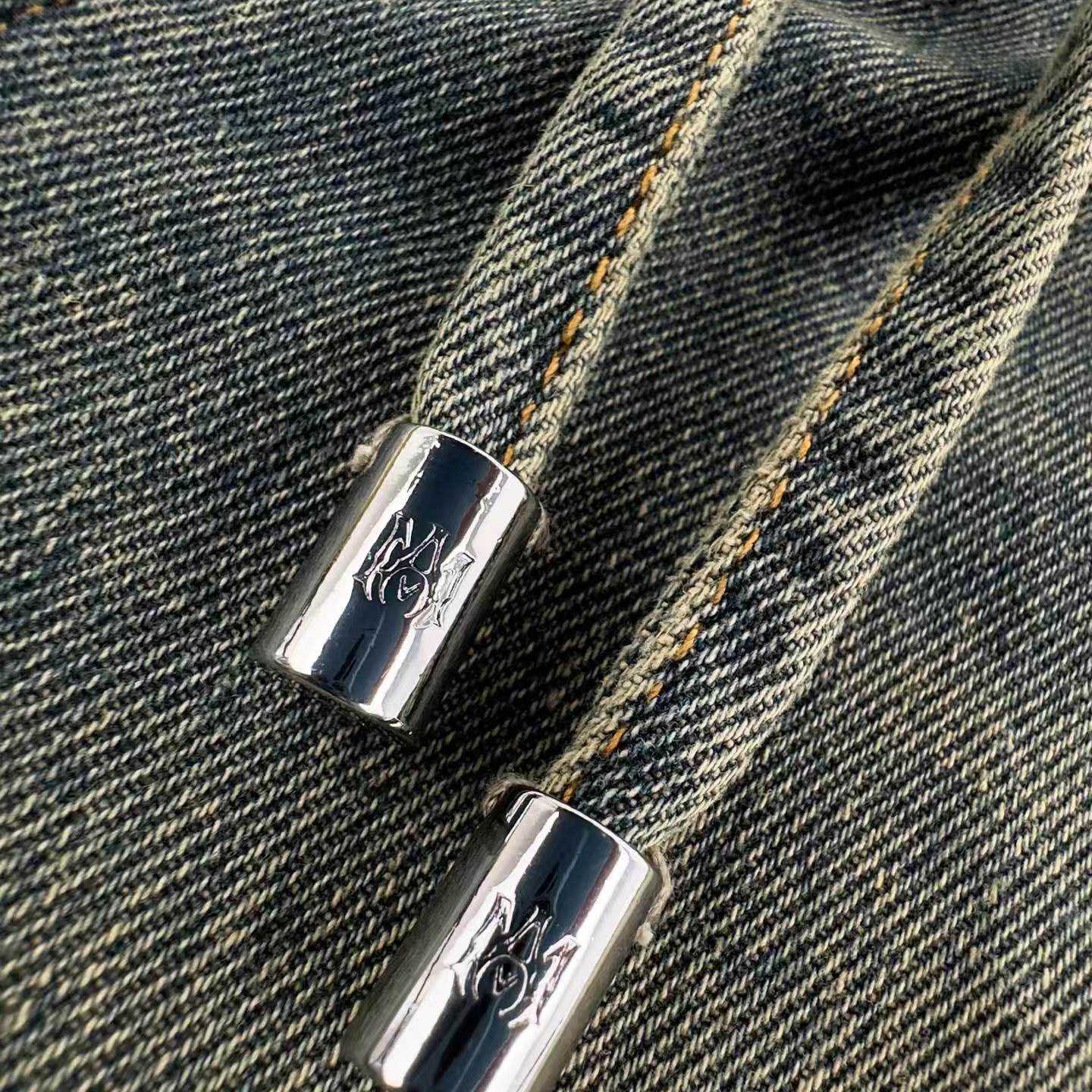 Amiri Blue 'AMIRI' Sport Denim Track Pants - DesignerGu