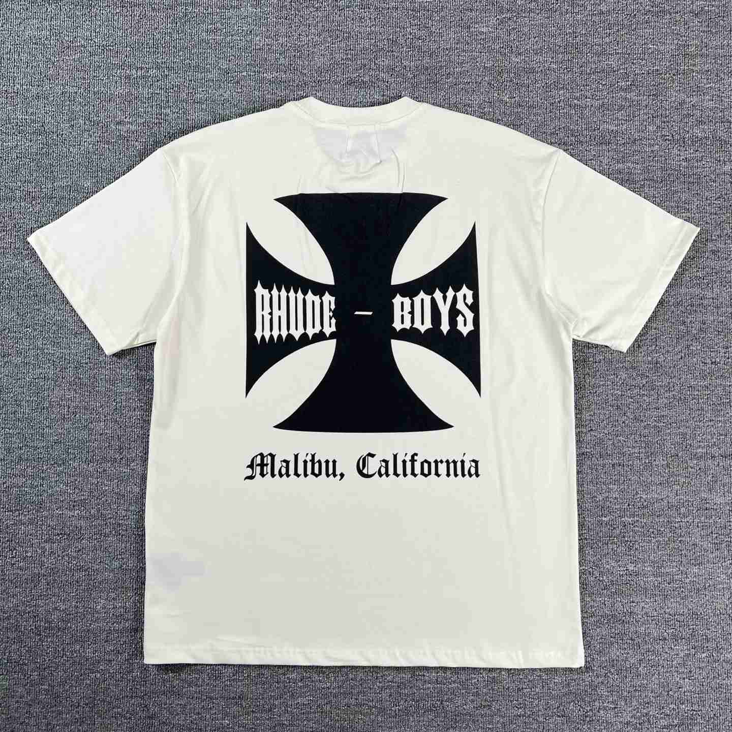 Rhude  Boys Tee  'White'  - DesignerGu