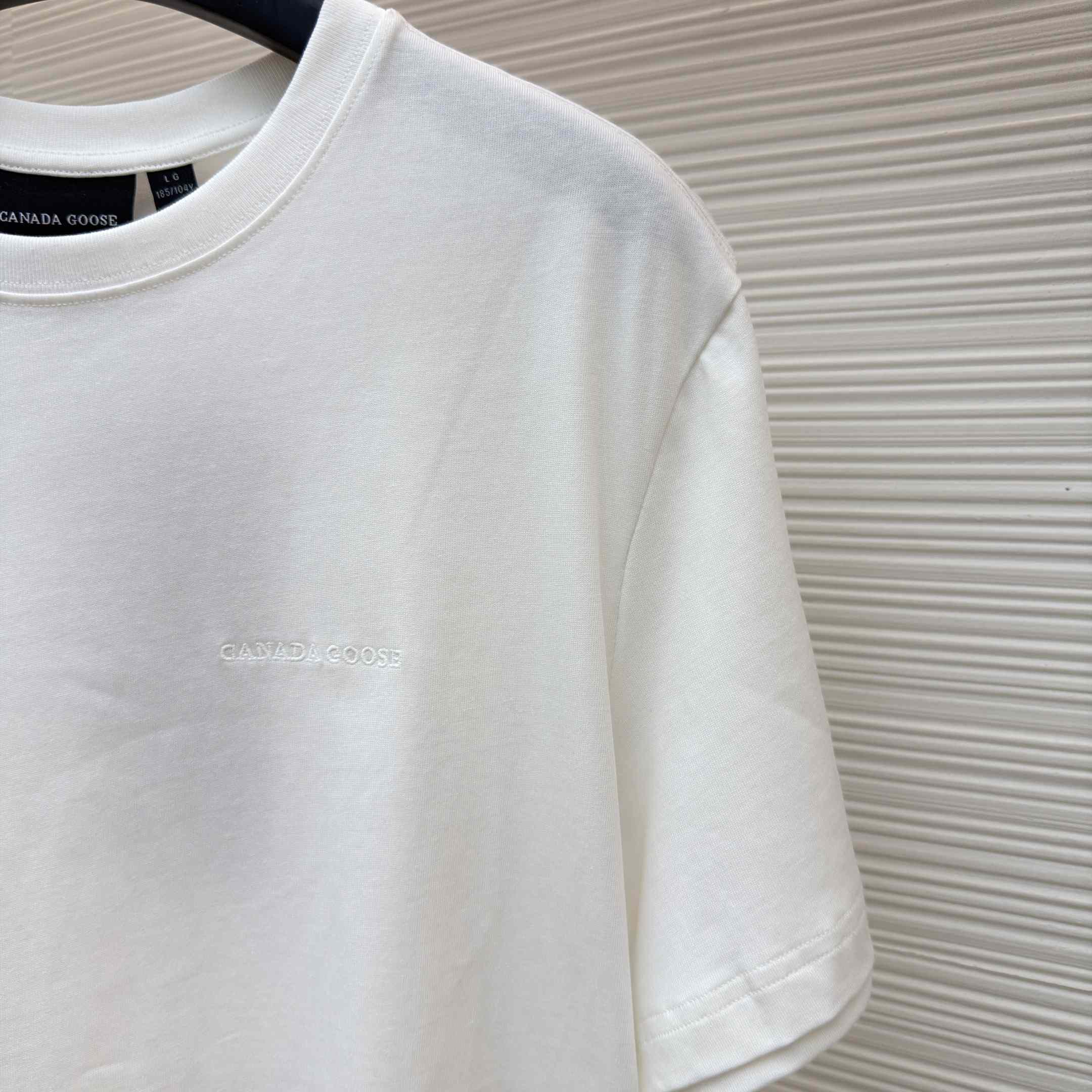 Canada Goose Logo-Embroidered T-shirt - DesignerGu