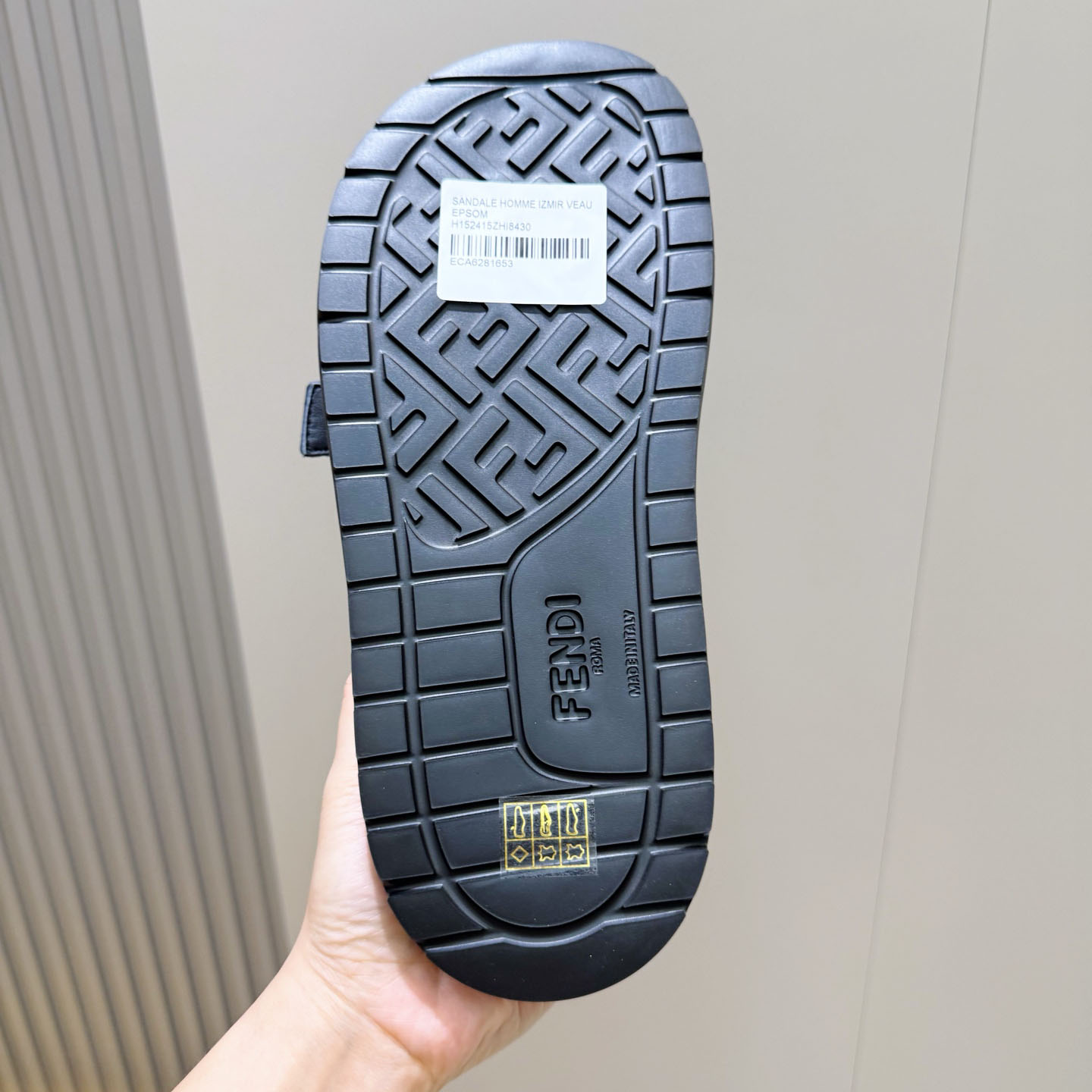 Fendi Jacquard Strap Slides - DesignerGu