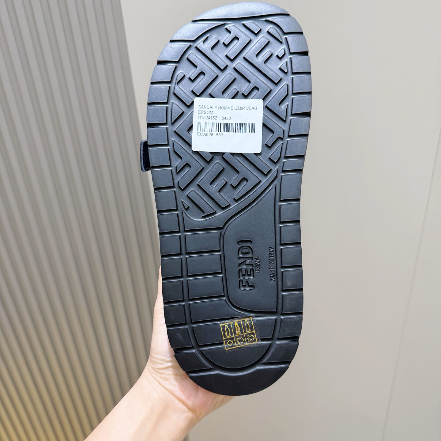 Fendi Jacquard Strap Slides - DesignerGu