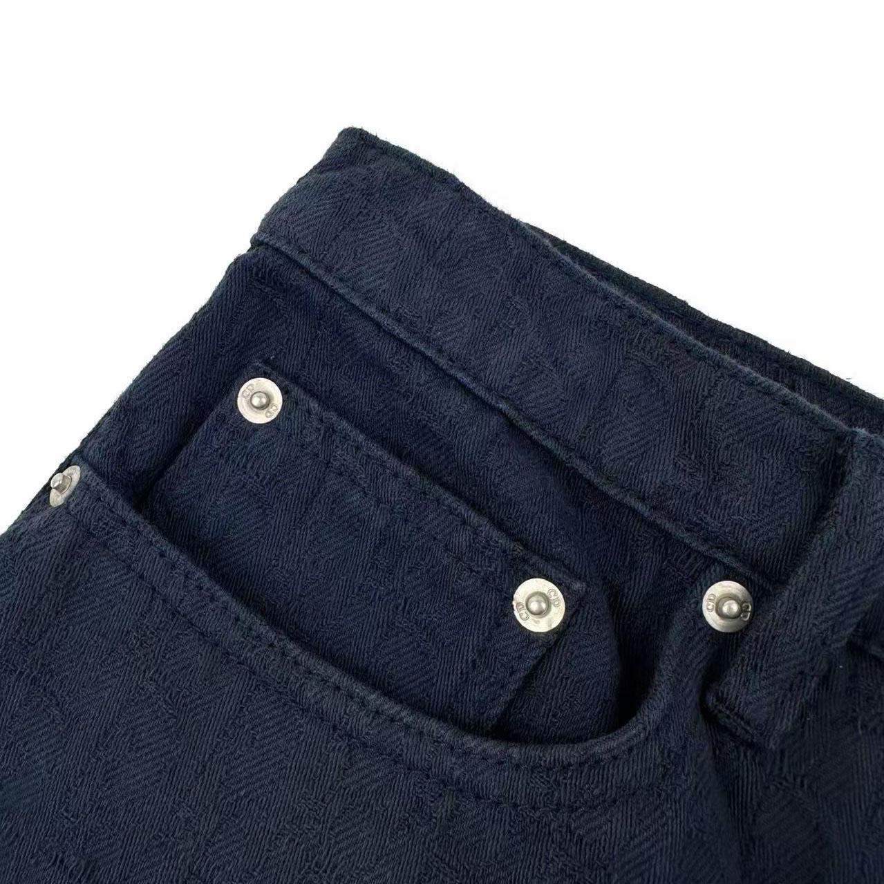 Dior Oblique Long Regular Jeans - DesignerGu