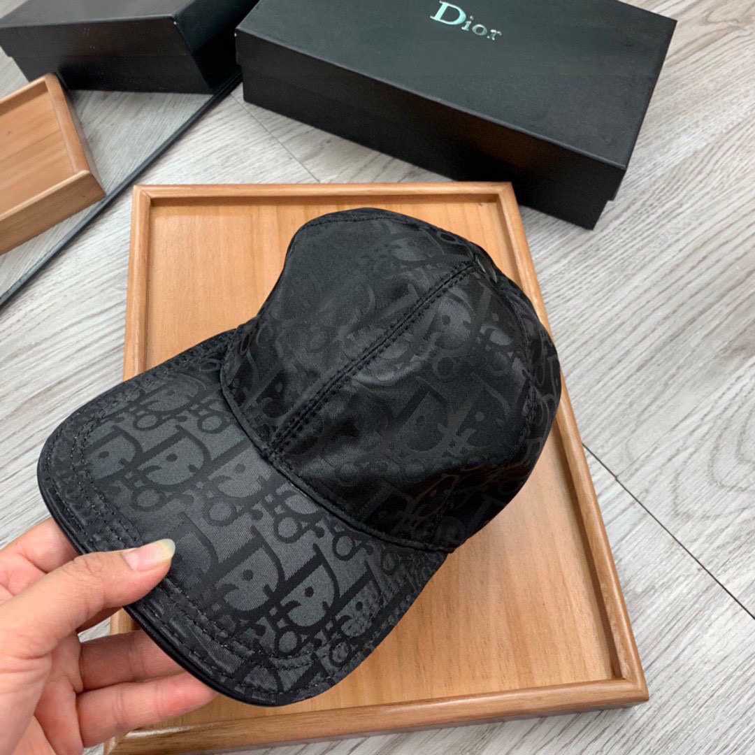 Dior Patterned Baseball Cap - DesignerGu