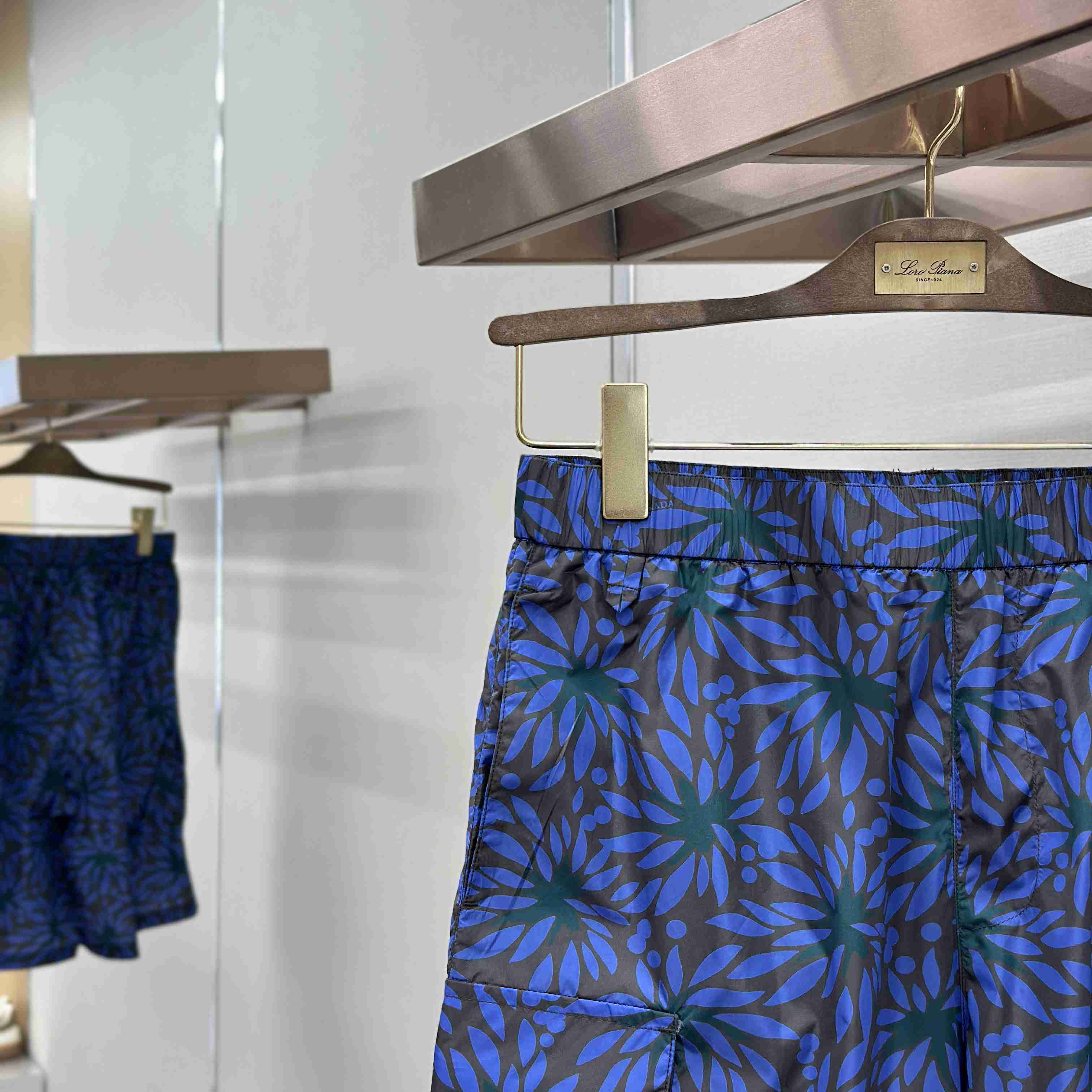 Prada Printed Re-Nylon Swim Trunks - DesignerGu