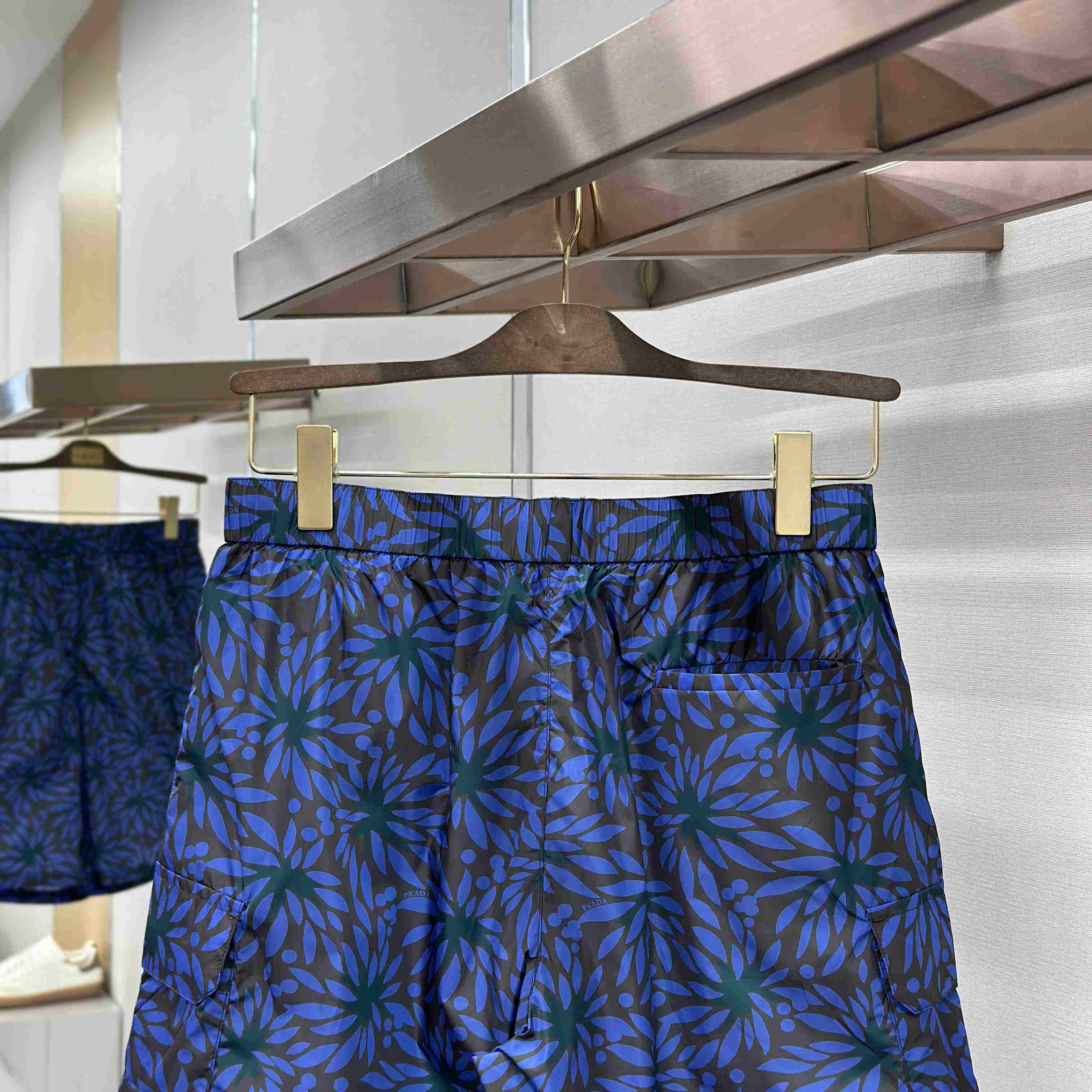 Prada Printed Re-Nylon Swim Trunks - DesignerGu