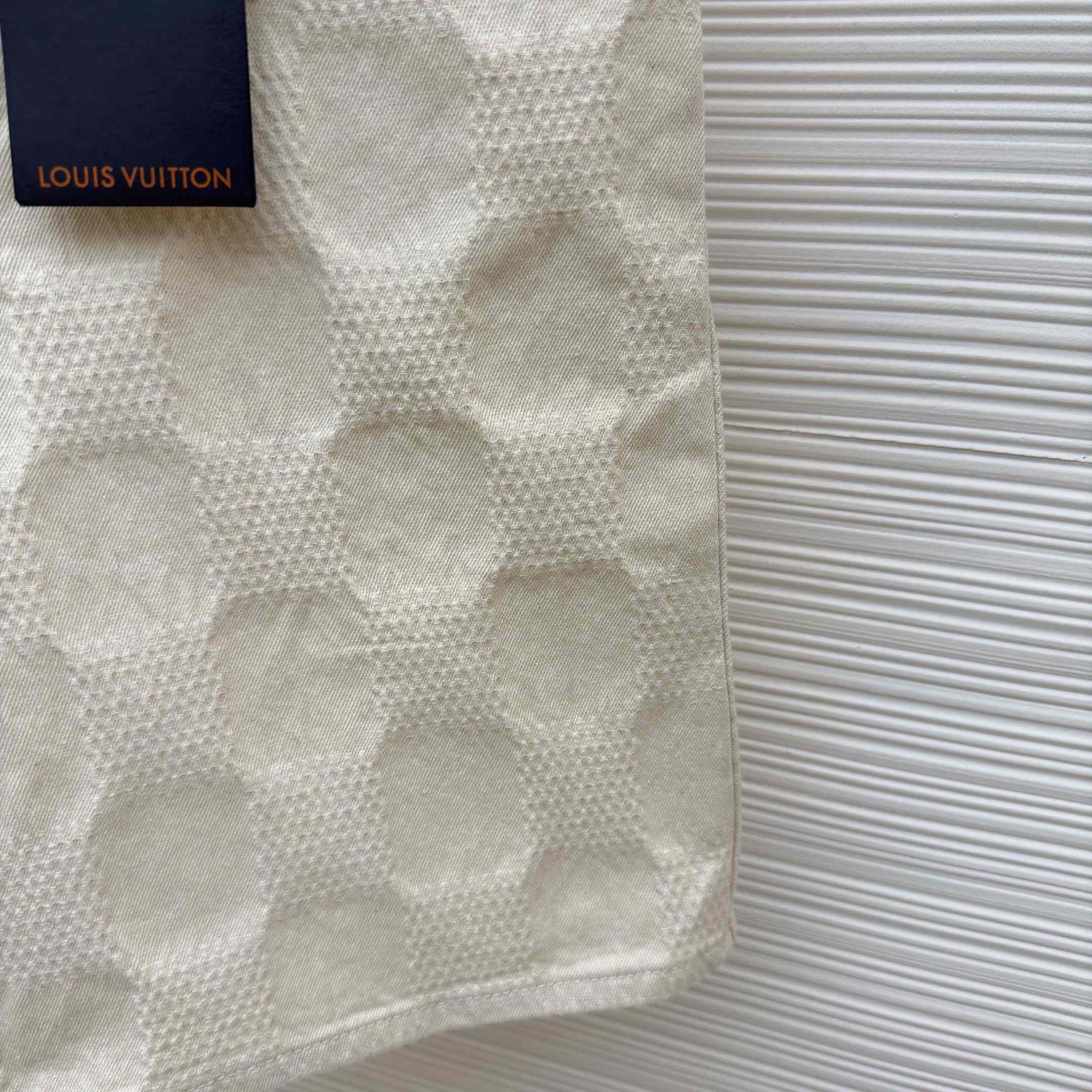 Louis Vuitton Damier 3D Light Denim Shorts 1AK6GU - DesignerGu
