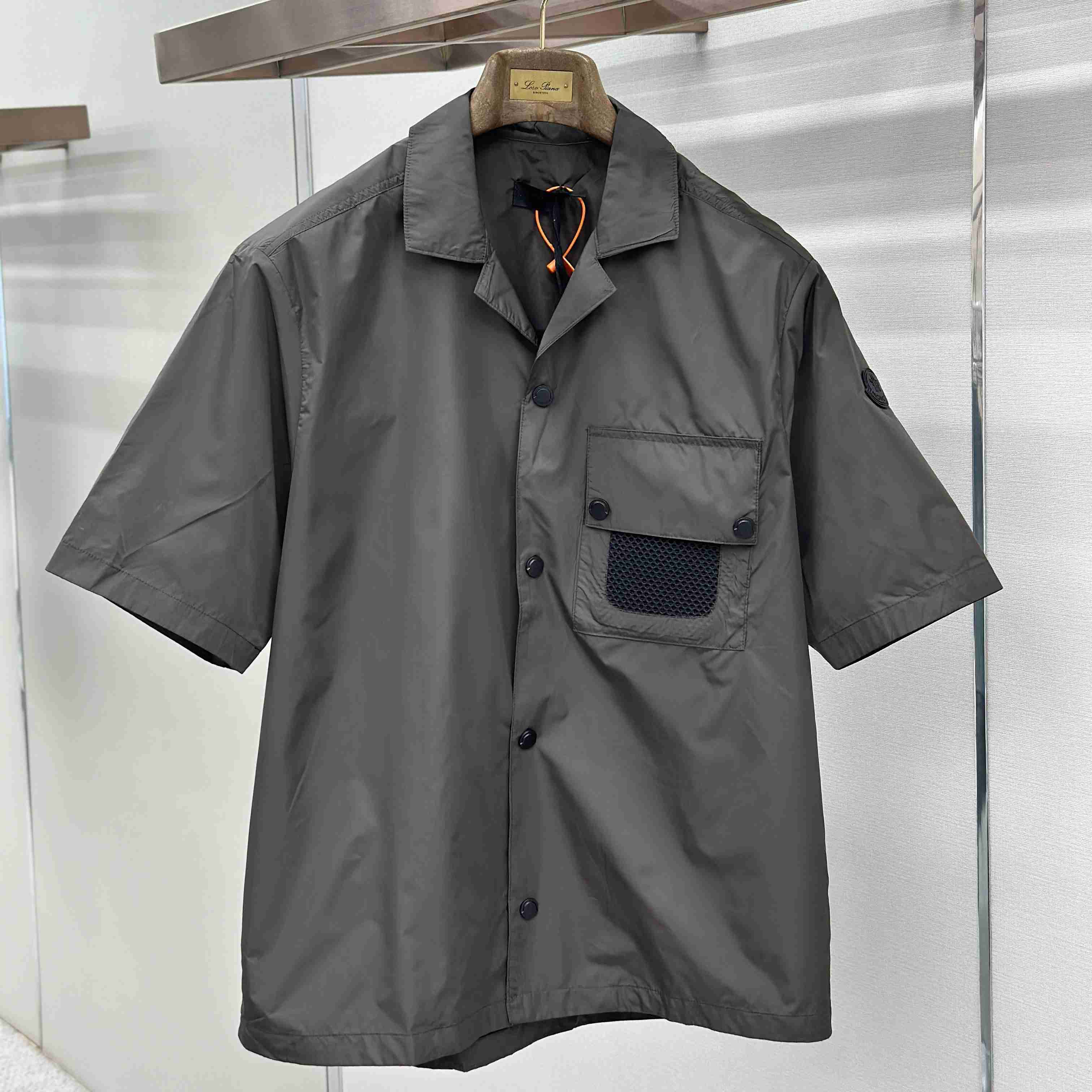 Moncler Logo Short Sleeve Shirt - DesignerGu