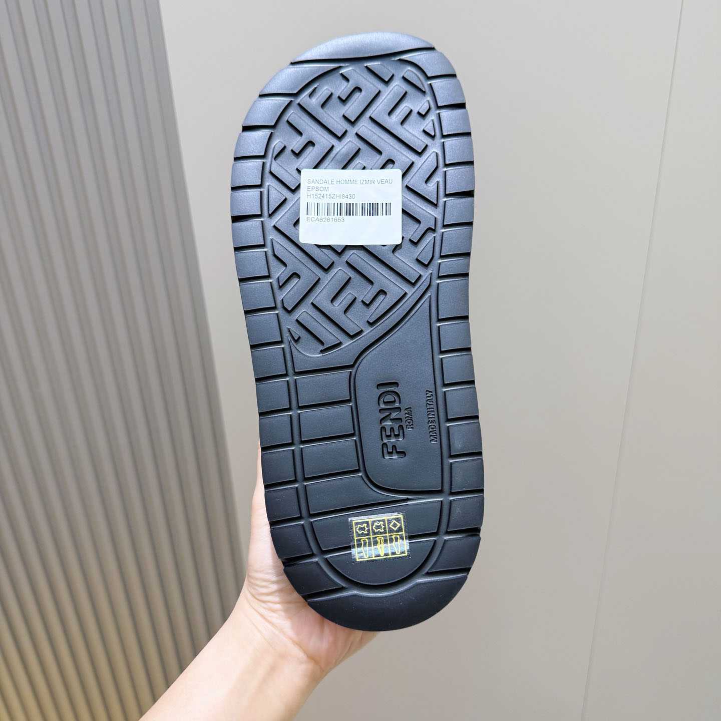 Fendi Jacquard Strap Slides - DesignerGu