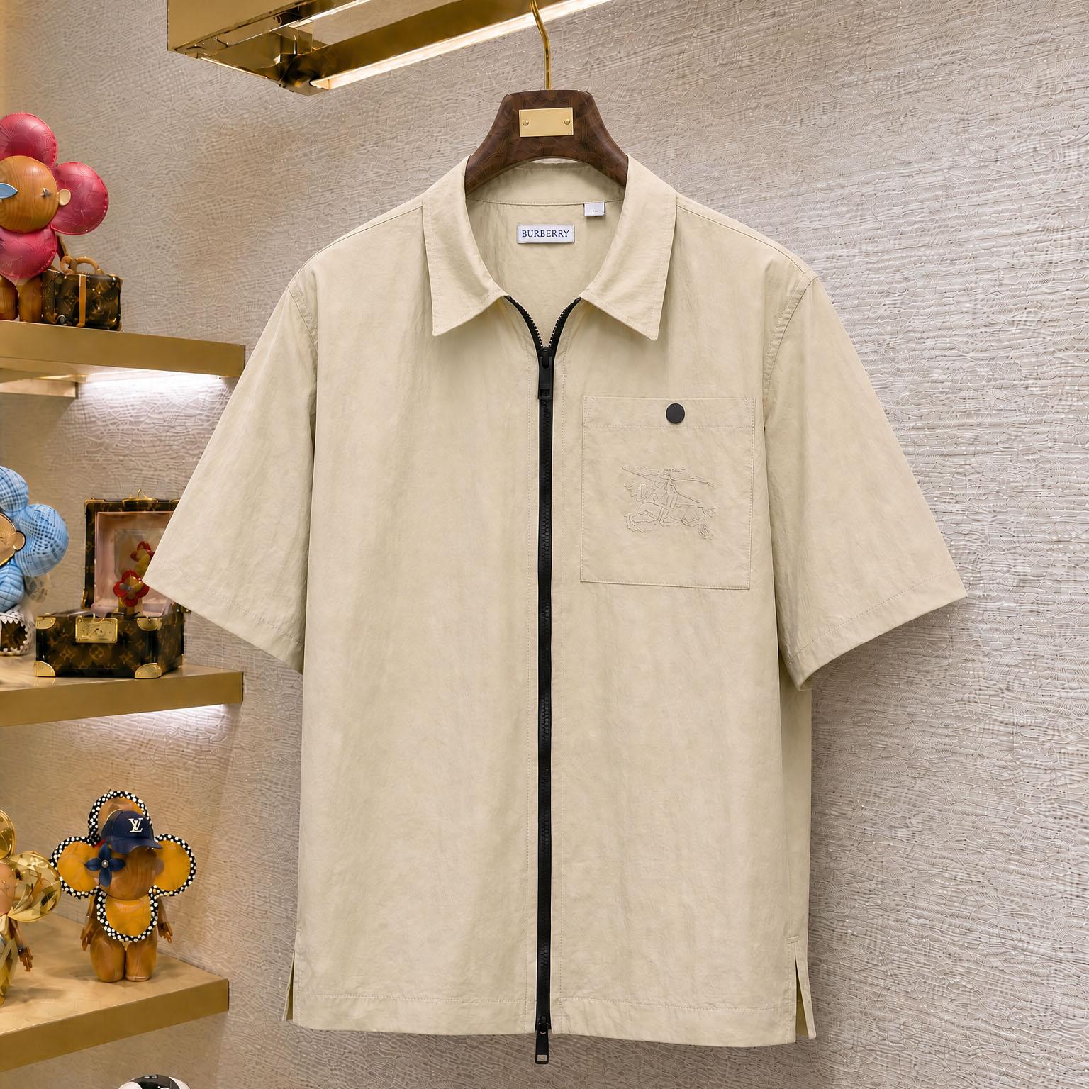 Burberry Nylon Zip Overshirt - DesignerGu