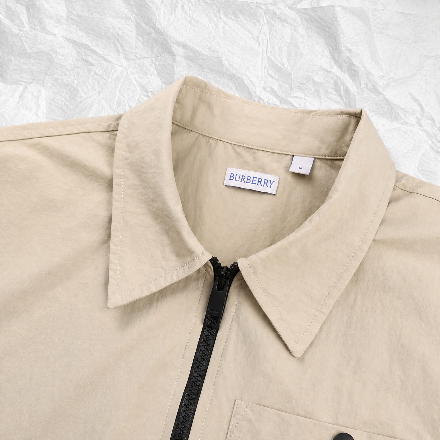 Burberry Nylon Zip Overshirt - DesignerGu