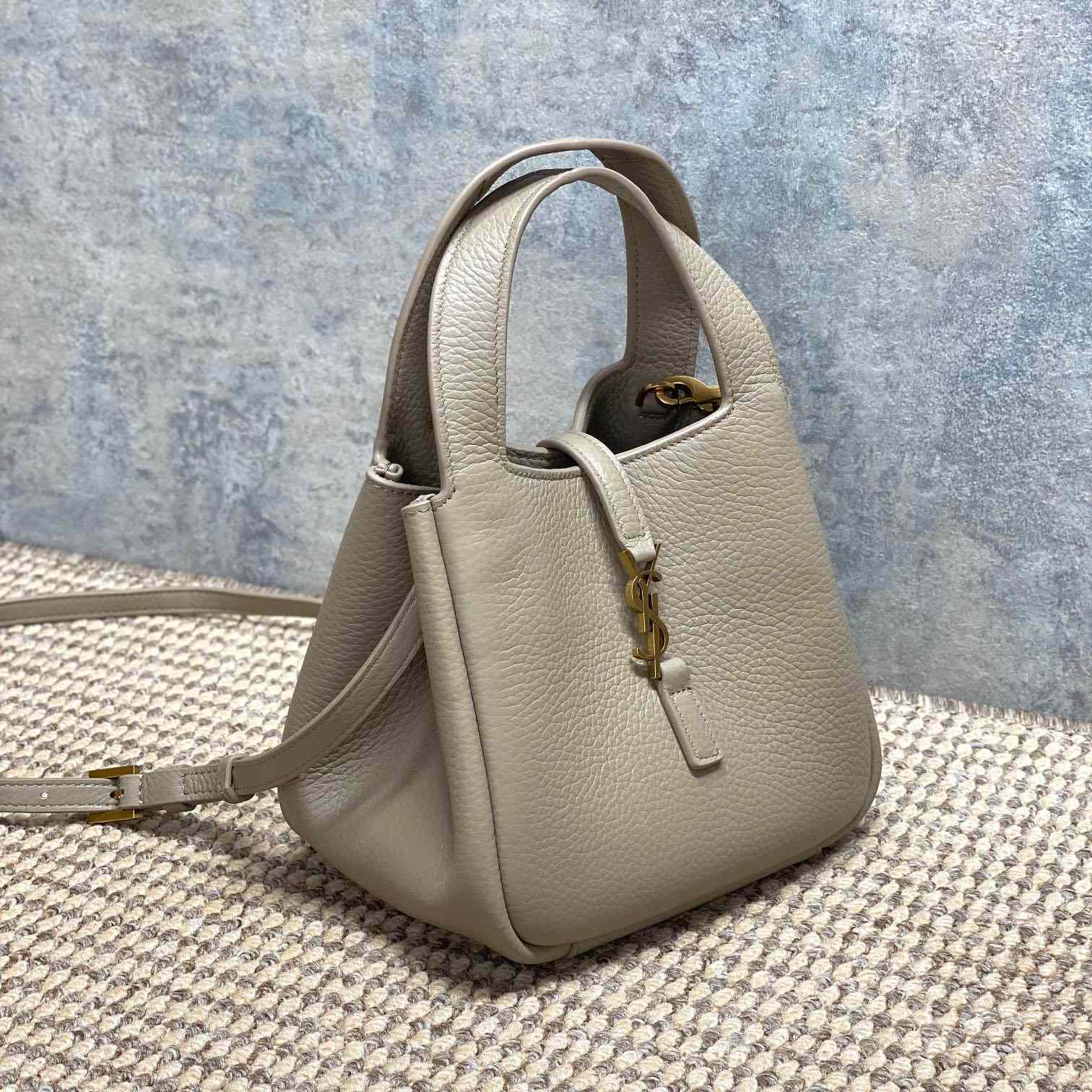 Saint Laurent LE 5 À 7 BABY BEA In Grained Leather - DesignerGu