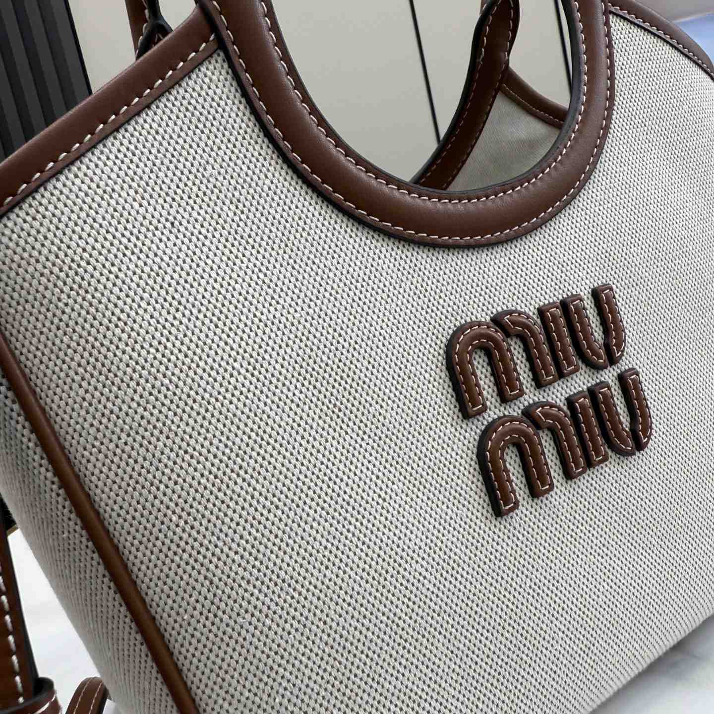 Miu Miu Lvy Denim Bag 5BG288 - DesignerGu