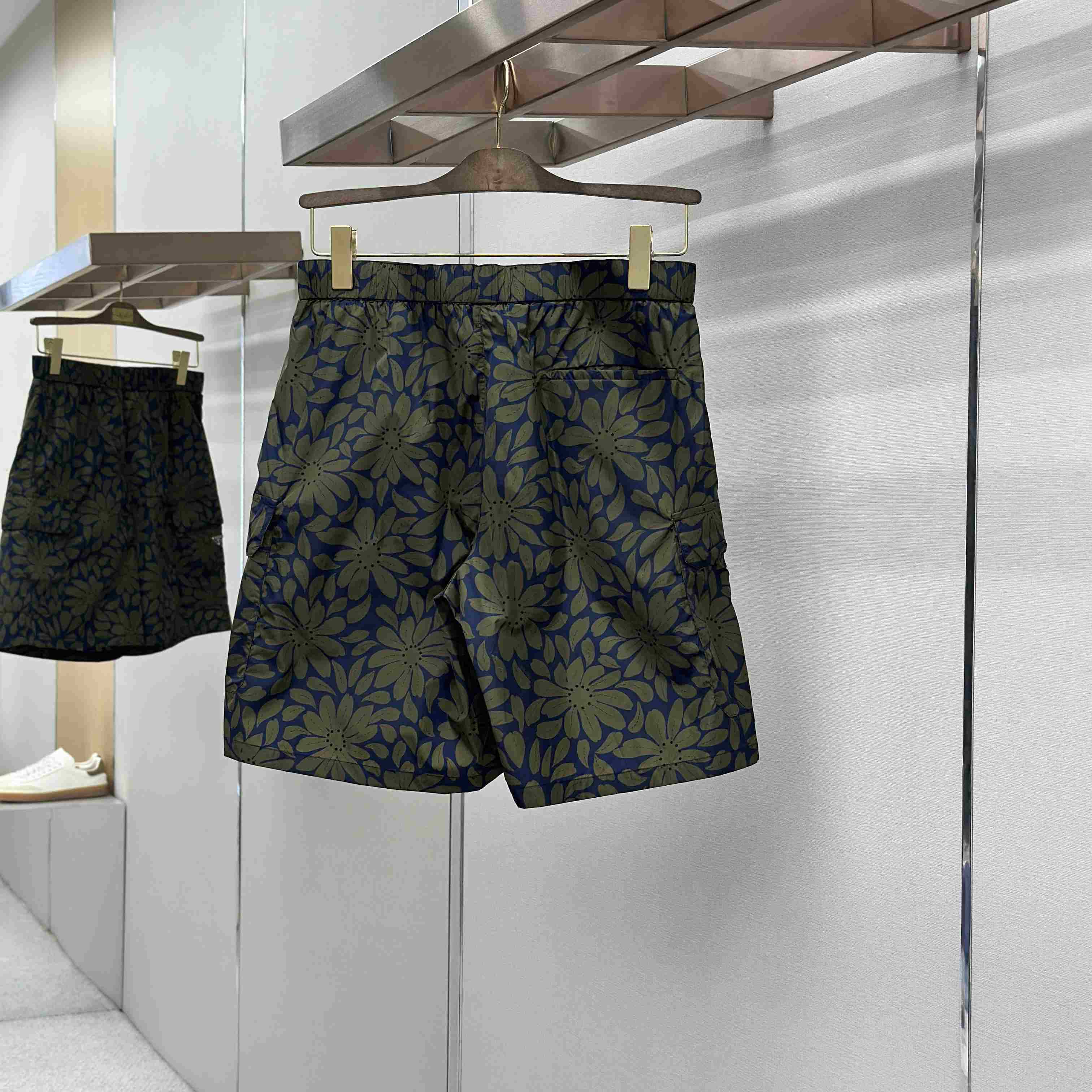 Prada Printed Re-Nylon Swim Trunks - DesignerGu