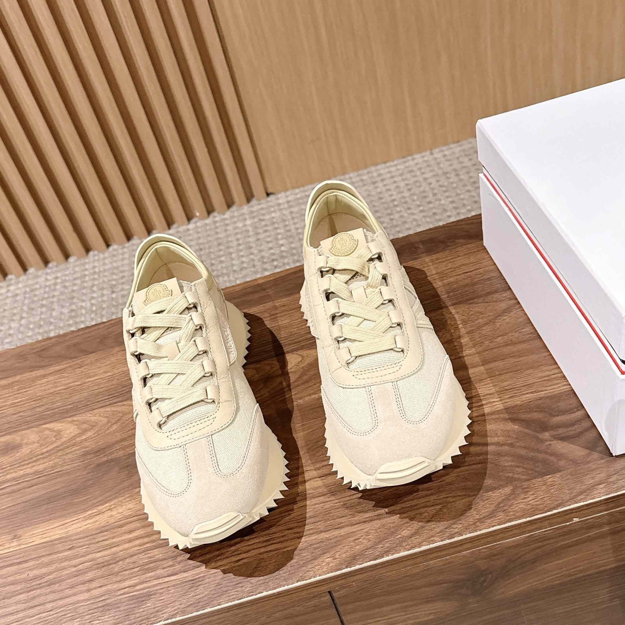 Moncler Pacey2 Suede & Nubuck Sneakers - DesignerGu