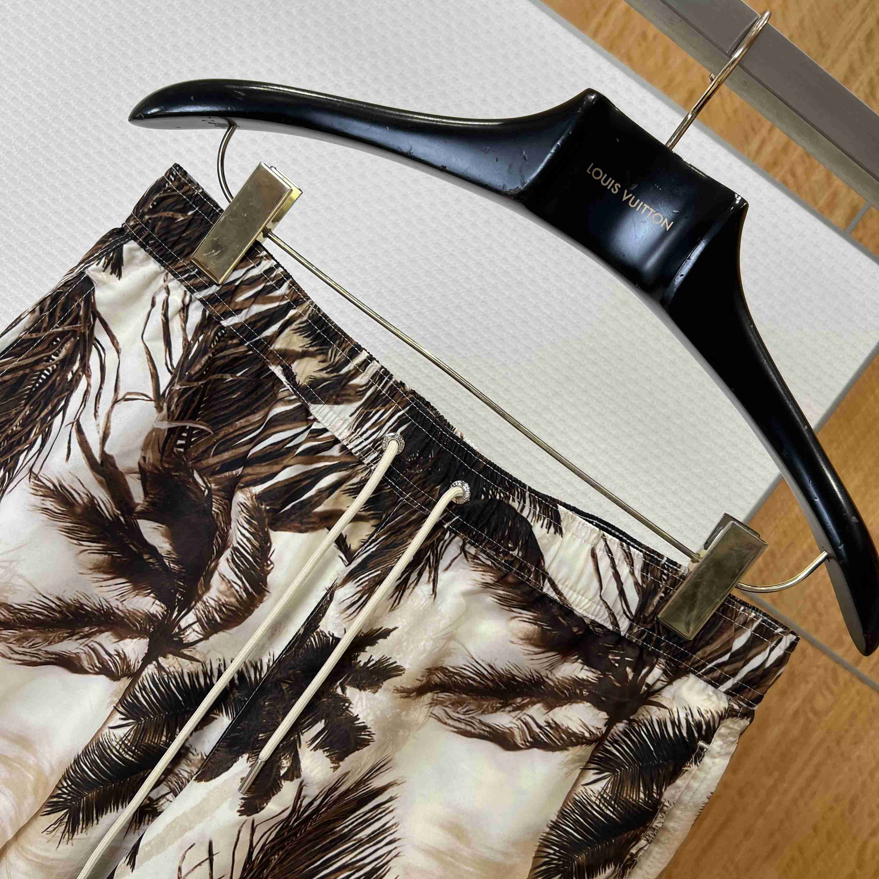 Moncler Tropical-Print Swim Shorts - DesignerGu