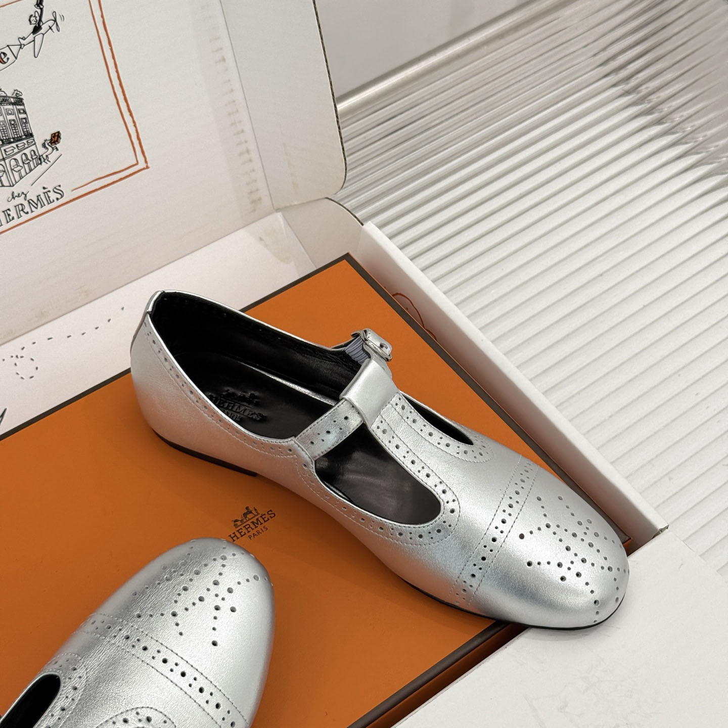 Hermes Nectar Ballet Flat - DesignerGu