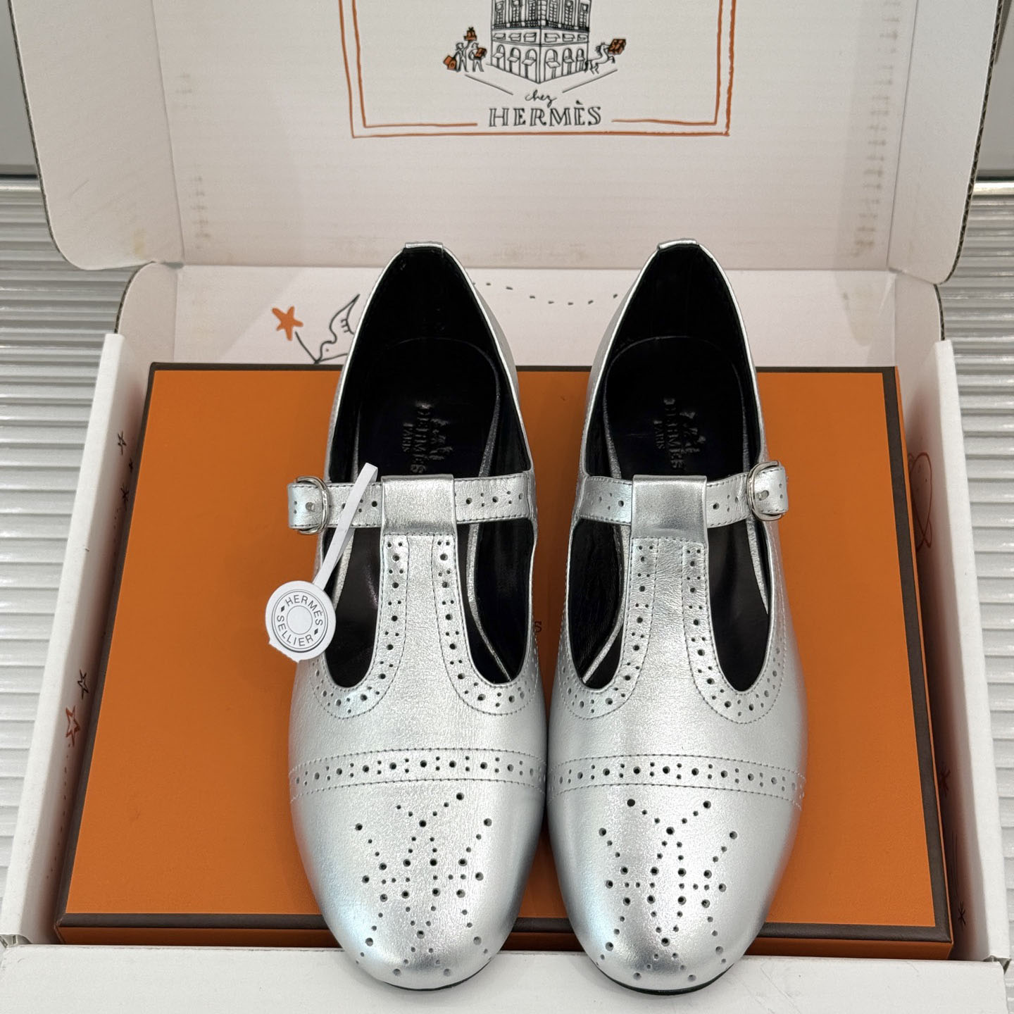 Hermes Nectar Ballet Flat - DesignerGu