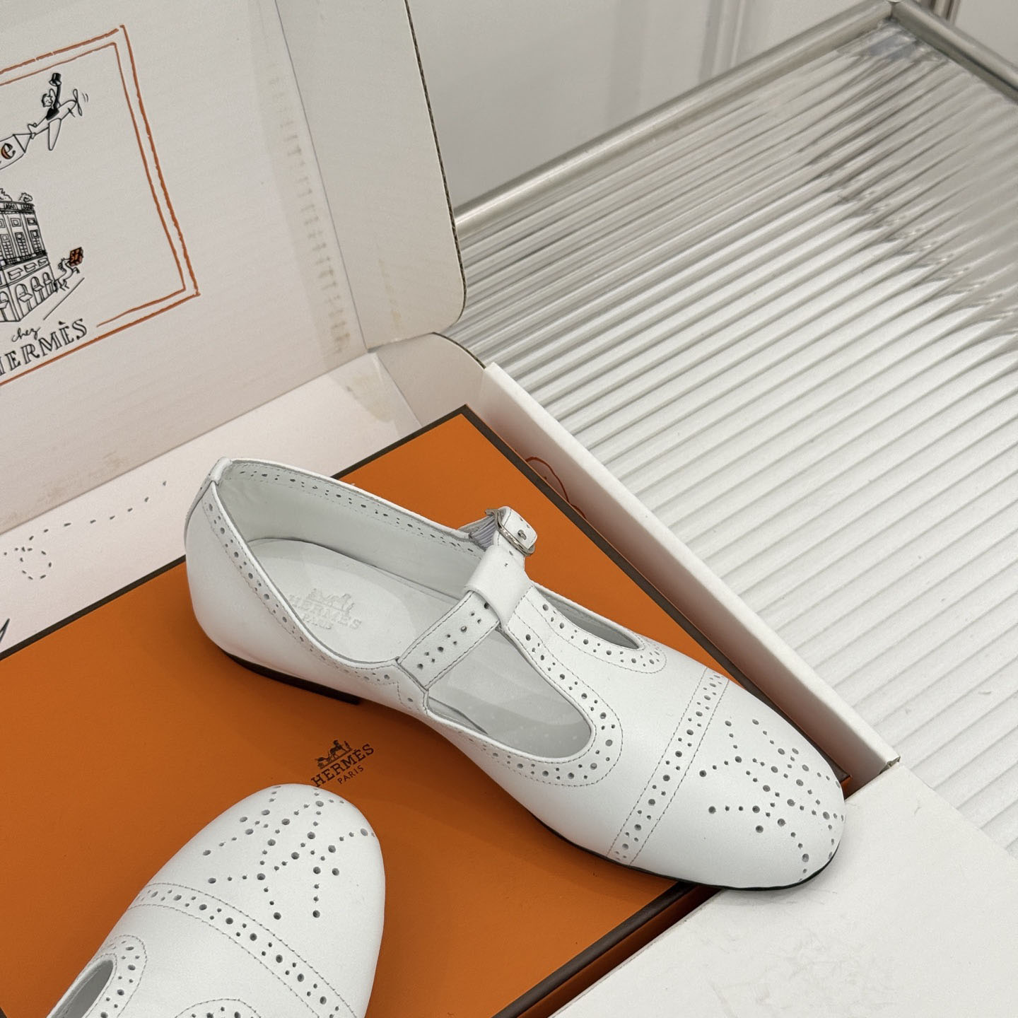 Hermes Nectar Ballet Flat - DesignerGu