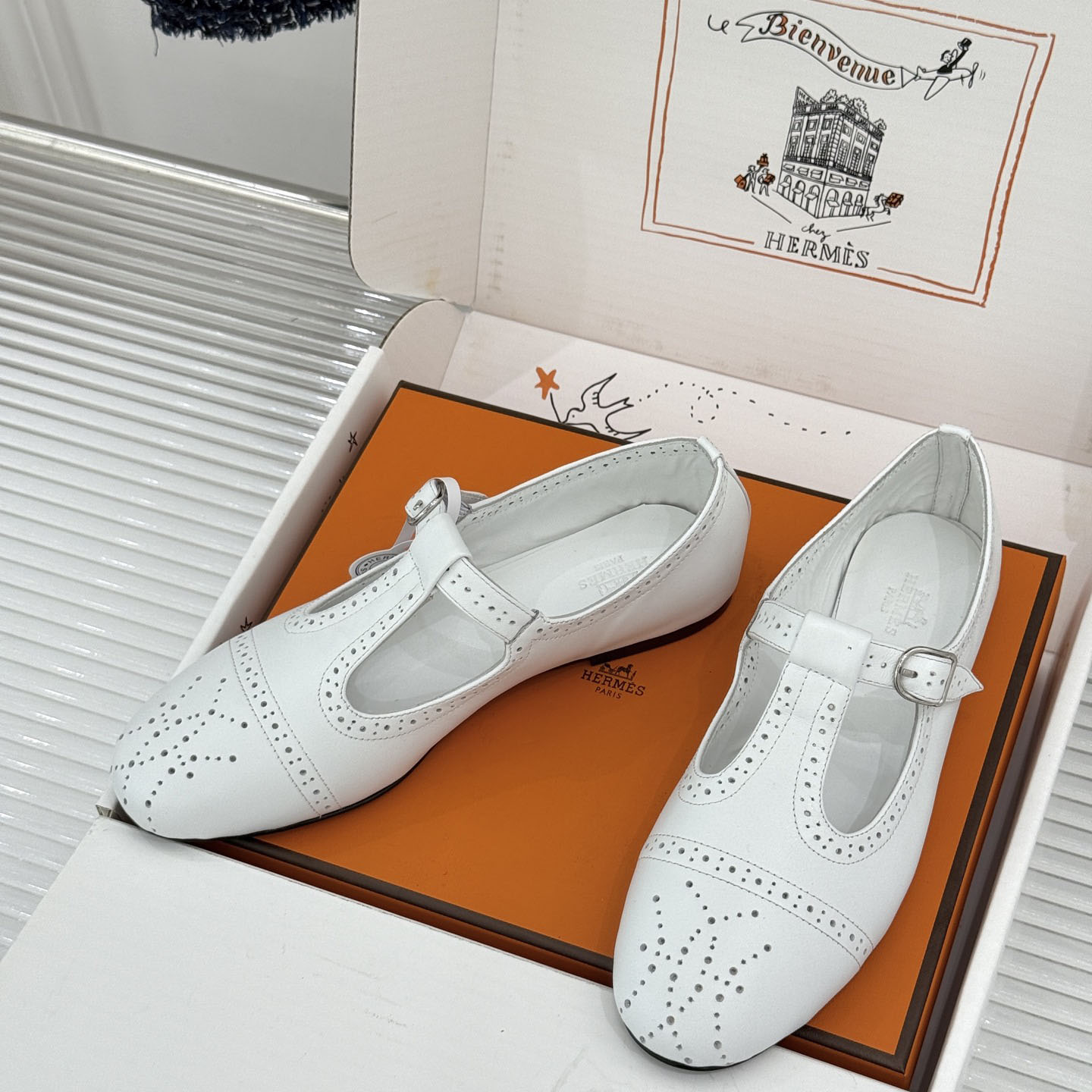 Hermes Nectar Ballet Flat - DesignerGu