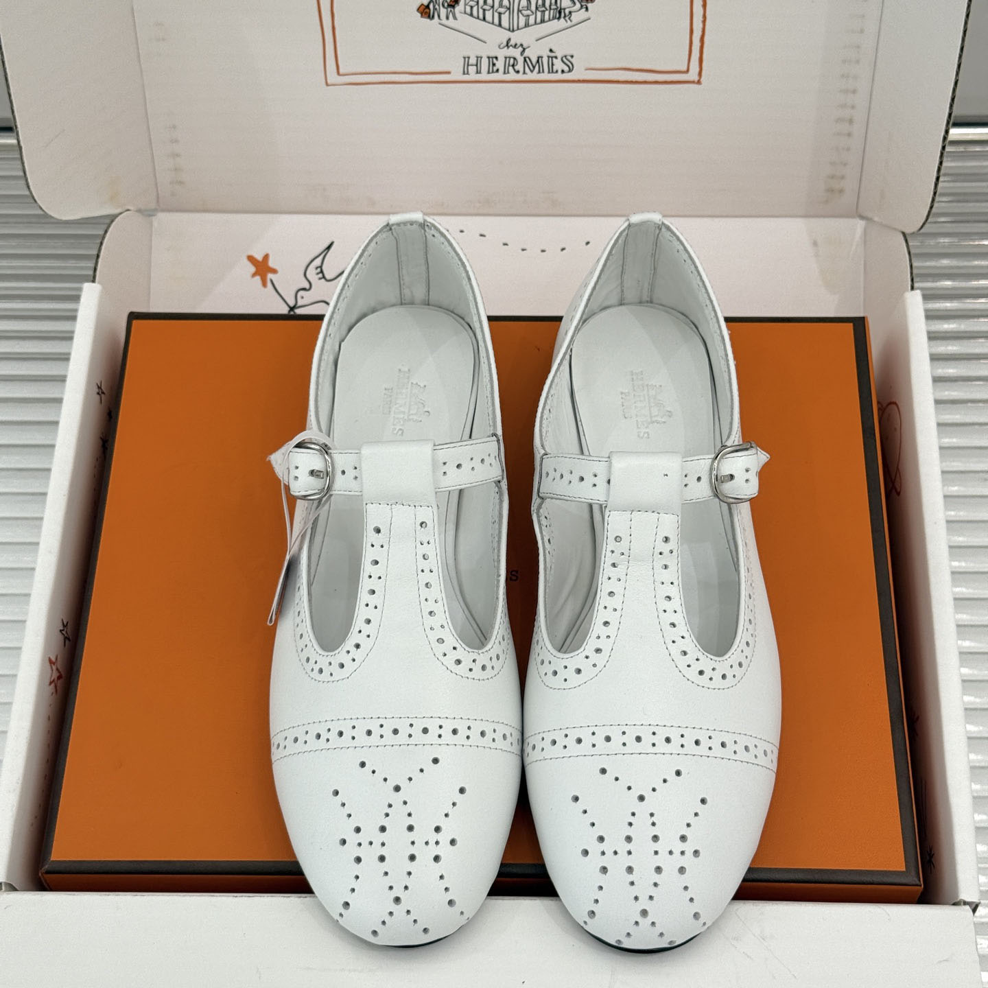 Hermes Nectar Ballet Flat - DesignerGu
