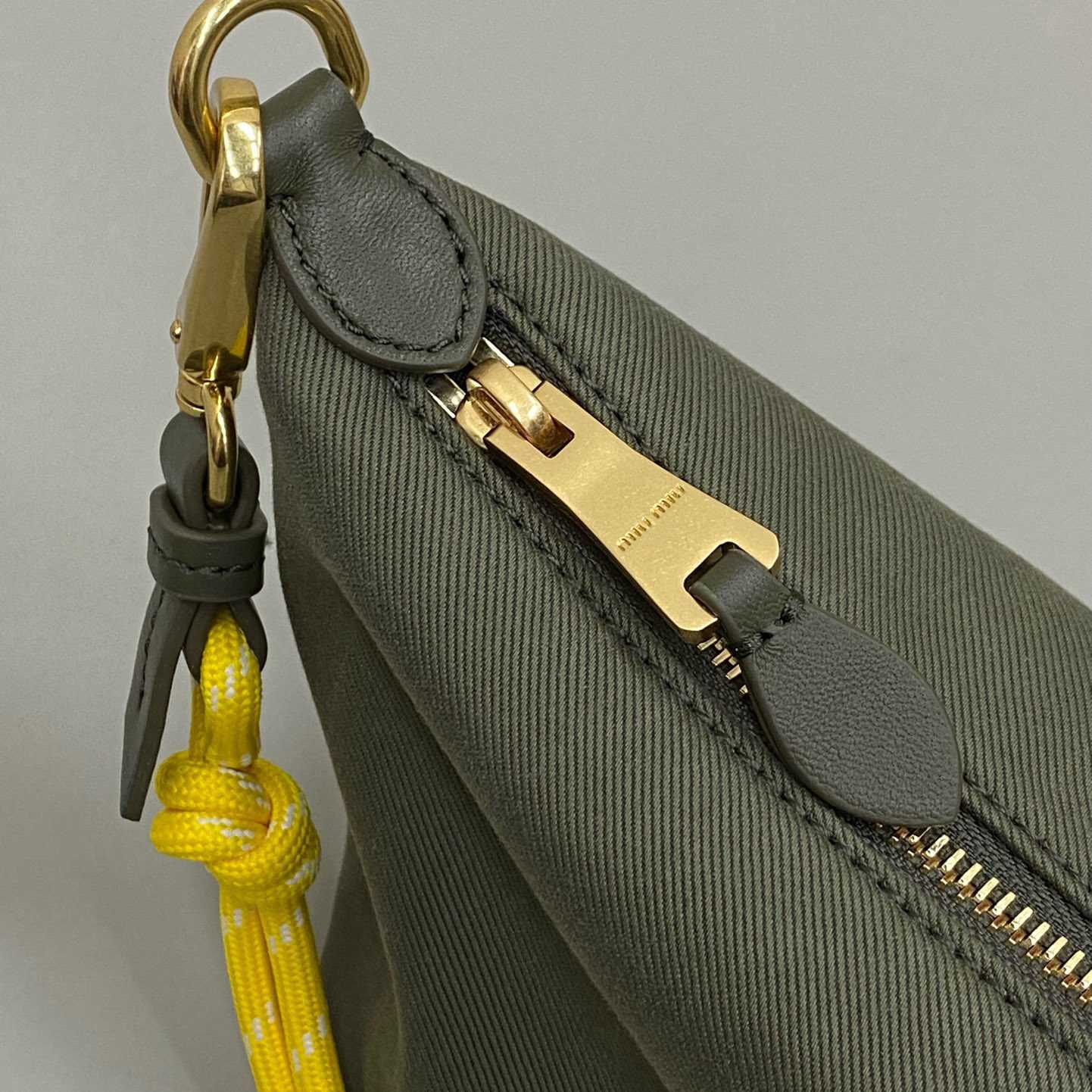 Miu Miu Gabardine Pouch - DesignerGu