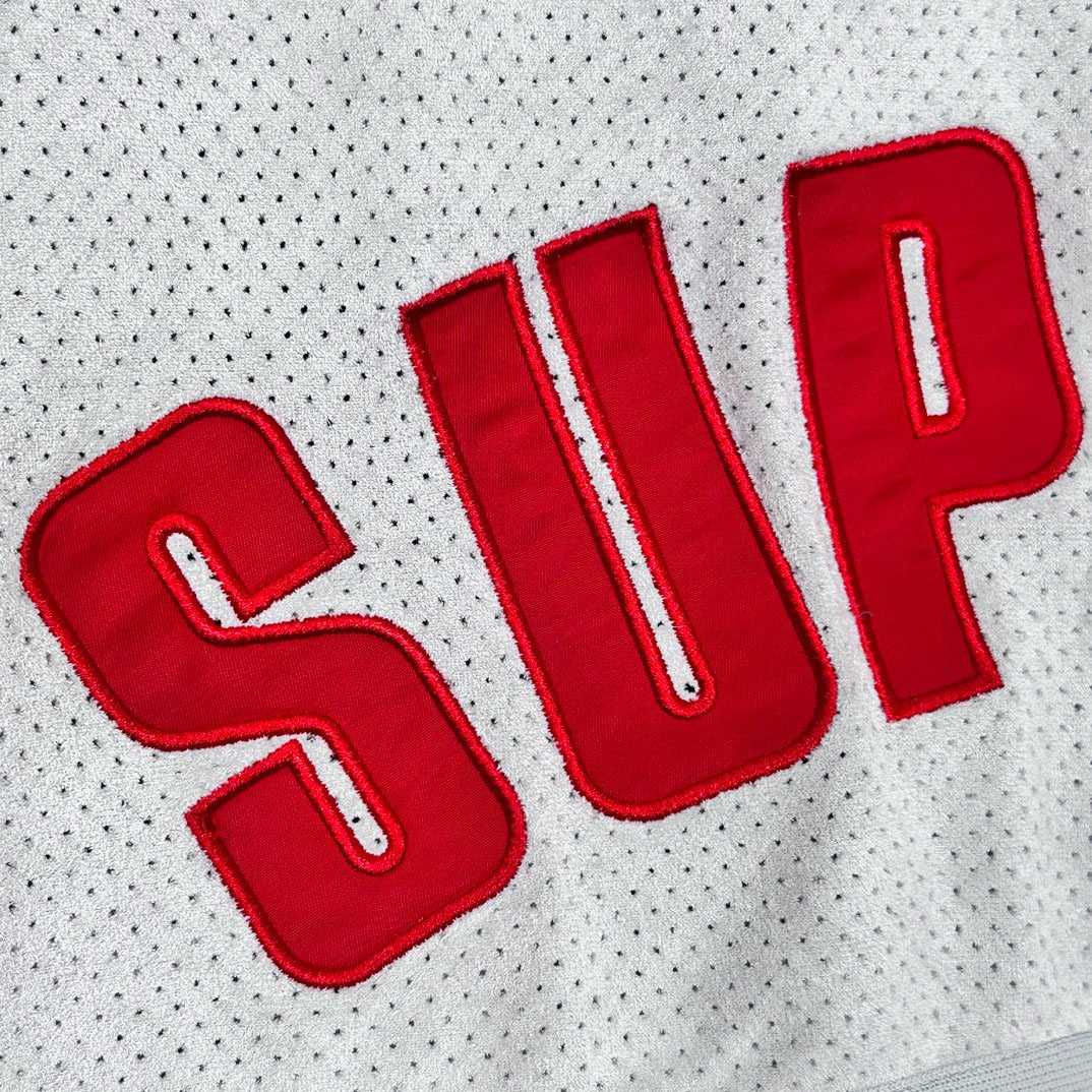 Supreme Ultrasuede Mesh Short 'Grey' - DesignerGu