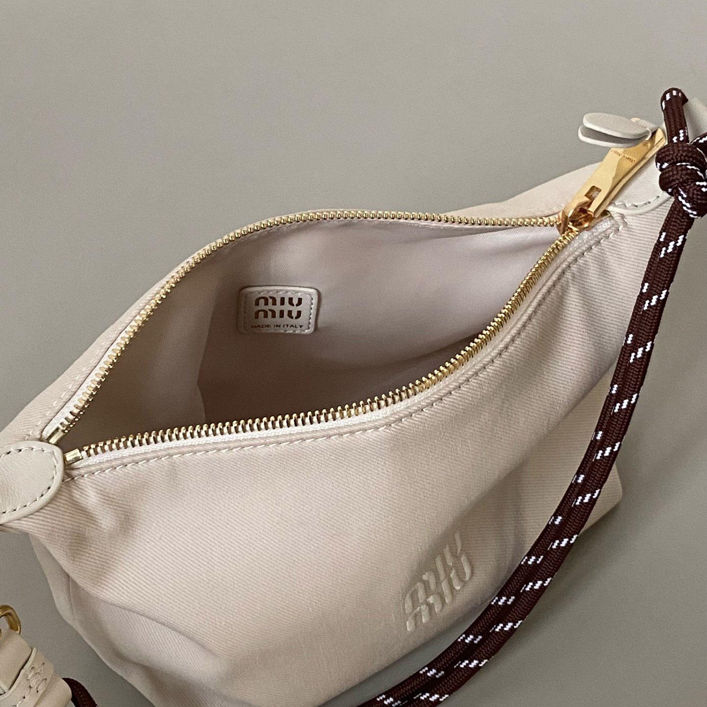 Miu Miu Gabardine Pouch - DesignerGu