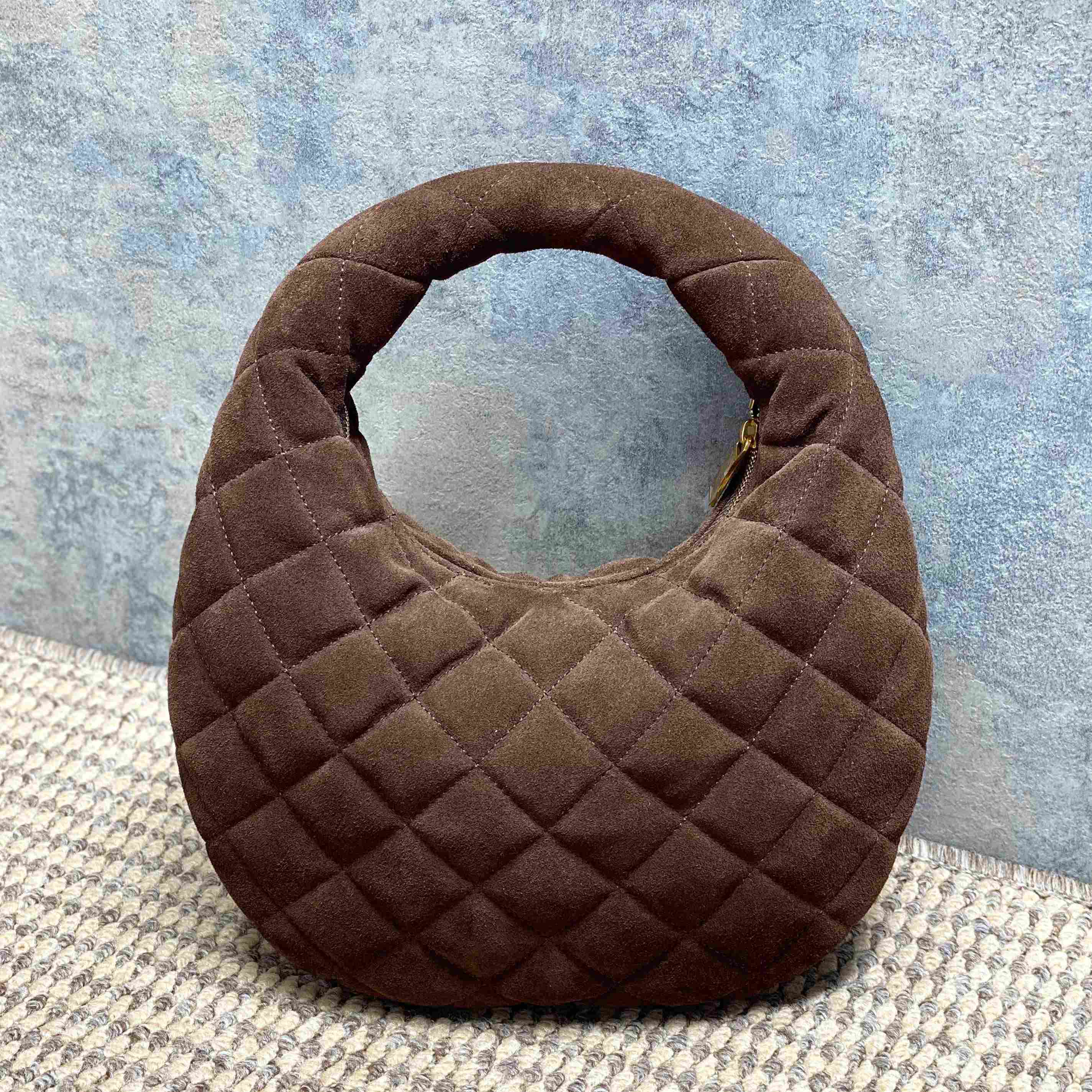 Saint Laurent Icarino In Quilted Suede - DesignerGu