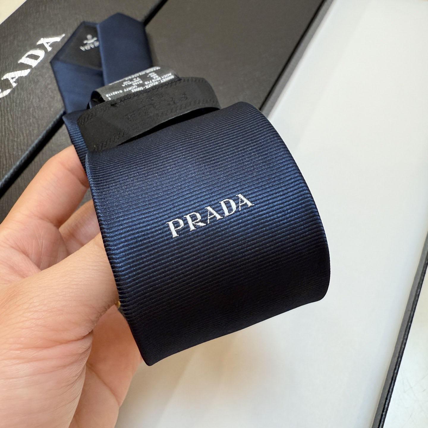 Prada Silk Tie - DesignerGu