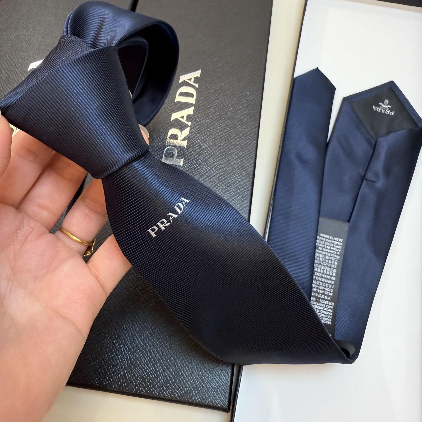 Prada Silk Tie - DesignerGu