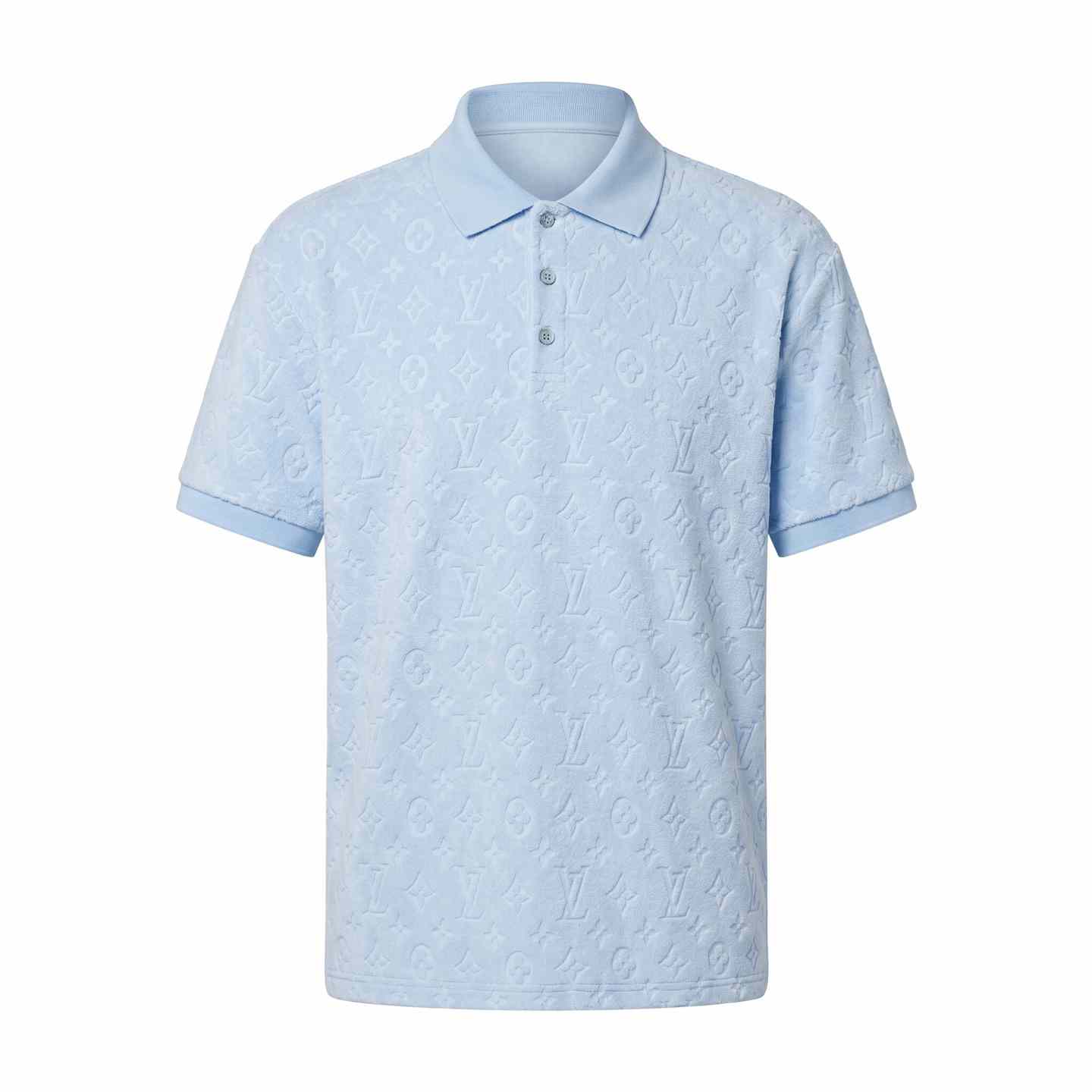 Louis Vuitton Monogram French Terry Polo Shirt 1AK7KL - DesignerGu