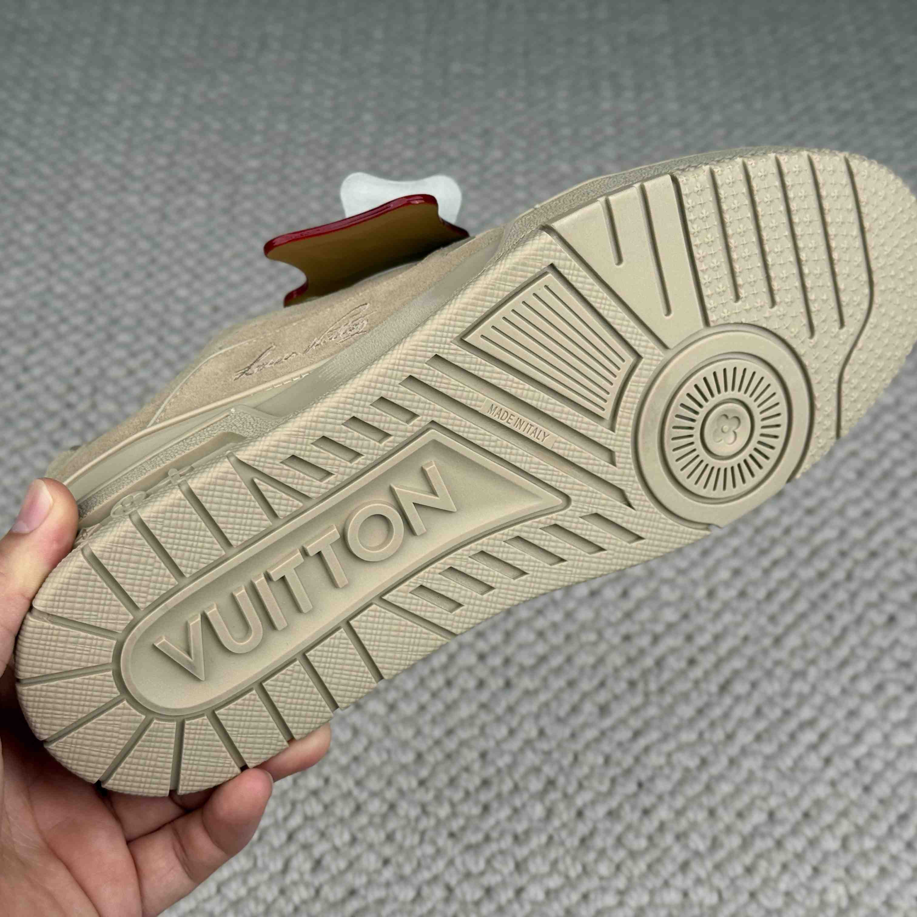 Louis Vuitton LV Trainer Distressed Sneaker 1AKBOA - DesignerGu