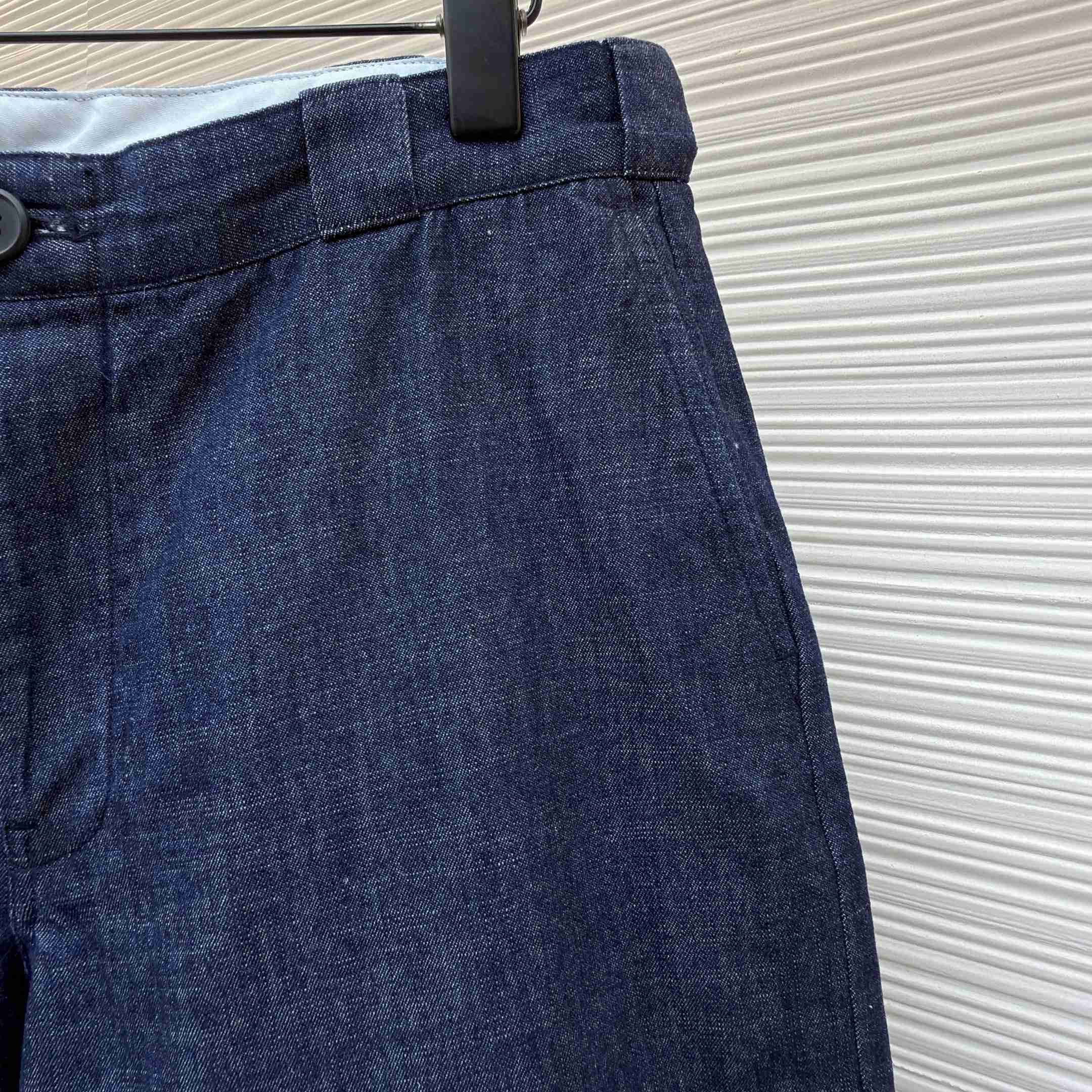 Prada Cotton Denim Bermuda Shorts - DesignerGu