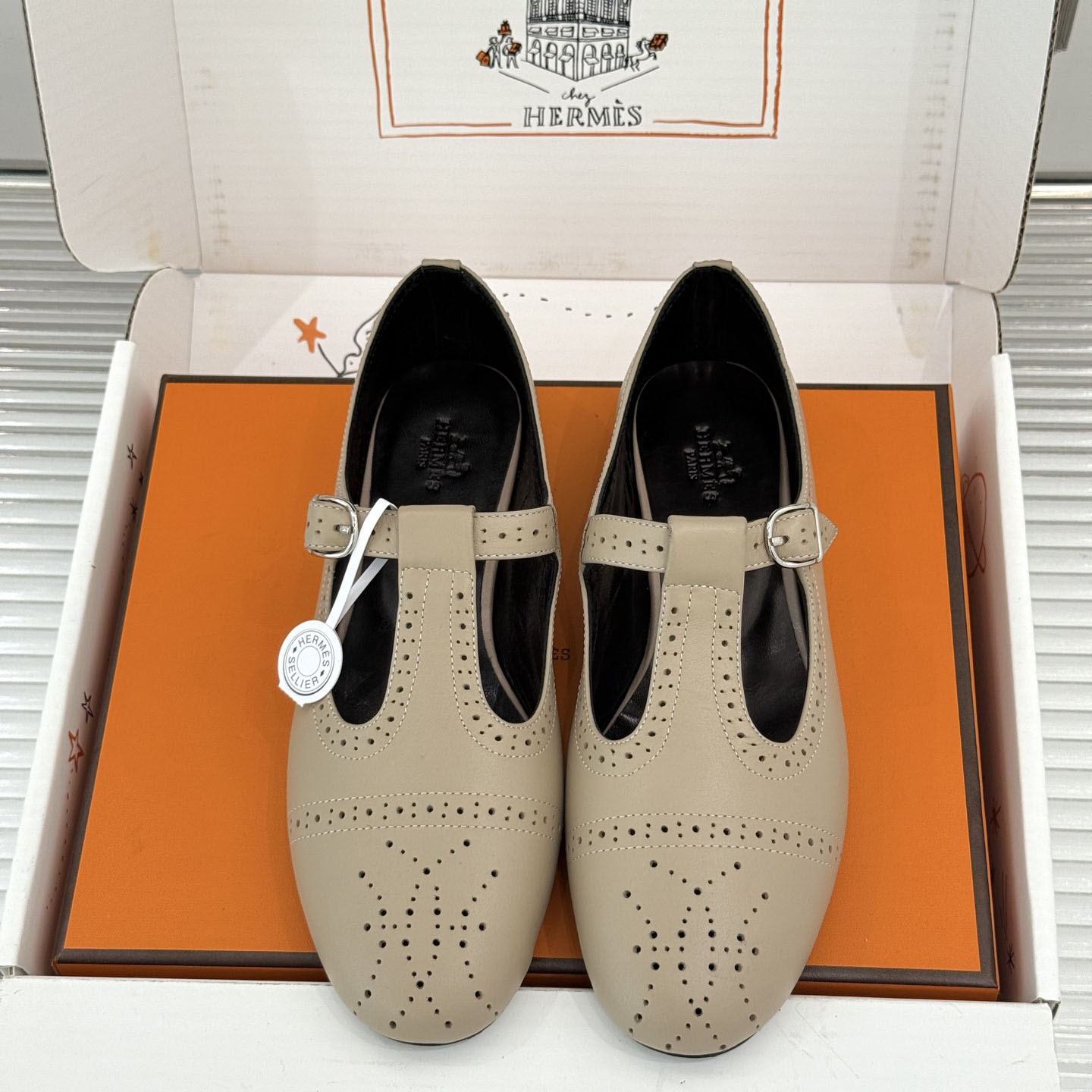 Hermes Nectar Ballet Flat - DesignerGu