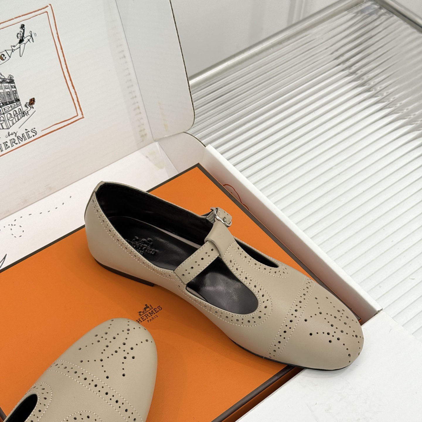 Hermes Nectar Ballet Flat - DesignerGu